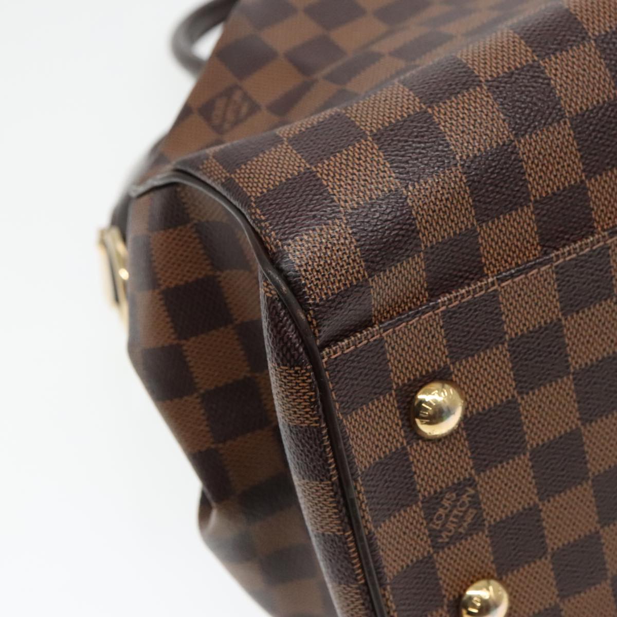 LOUIS VUITTON Damier Ebene Trevi GM Hand Bag 2way N51998 LV Auth 93114A