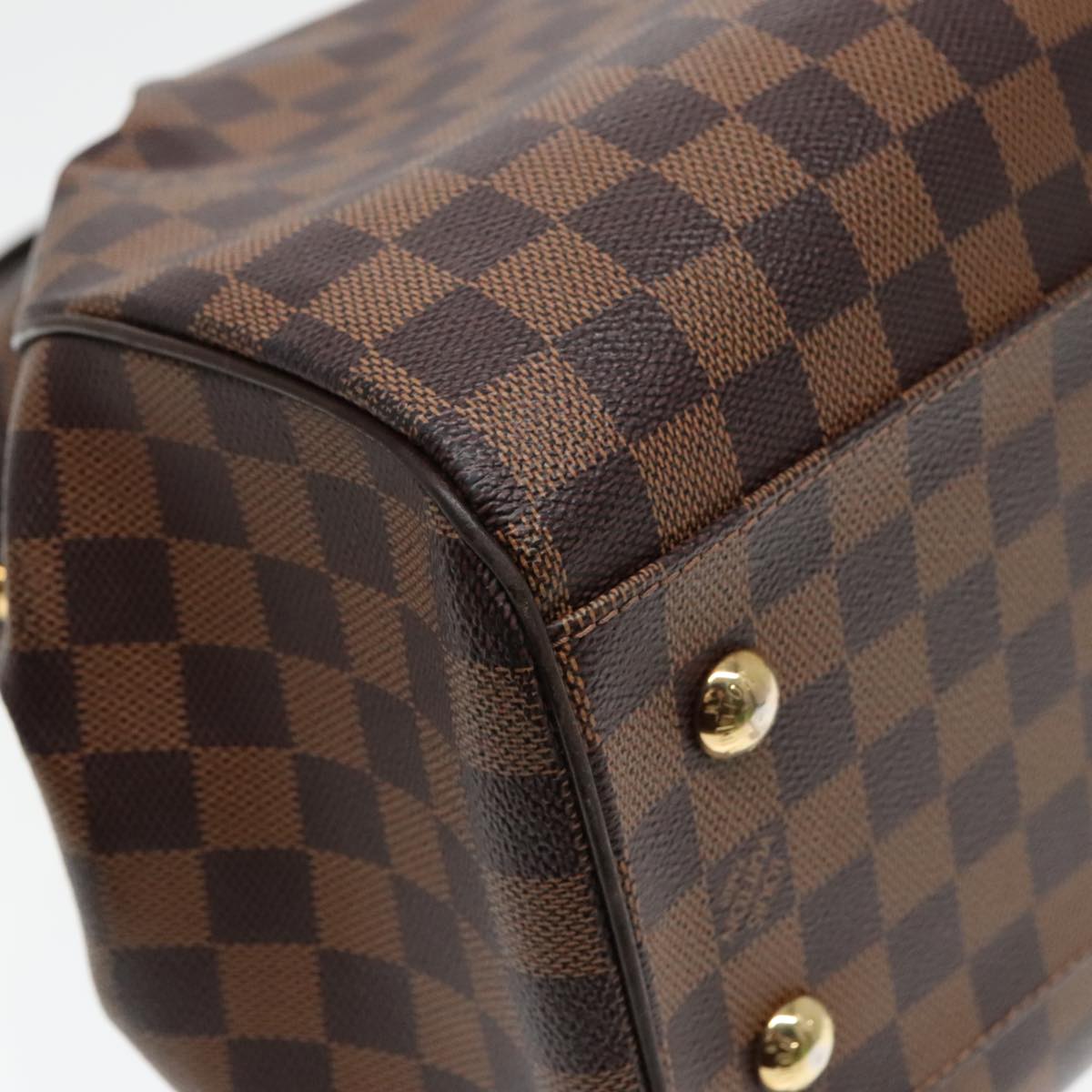 LOUIS VUITTON Damier Ebene Trevi GM Hand Bag 2way N51998 LV Auth 93114A