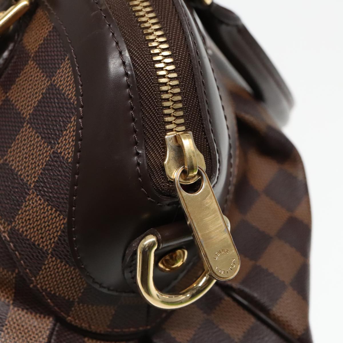 LOUIS VUITTON Damier Ebene Trevi GM Hand Bag 2way N51998 LV Auth 93114A