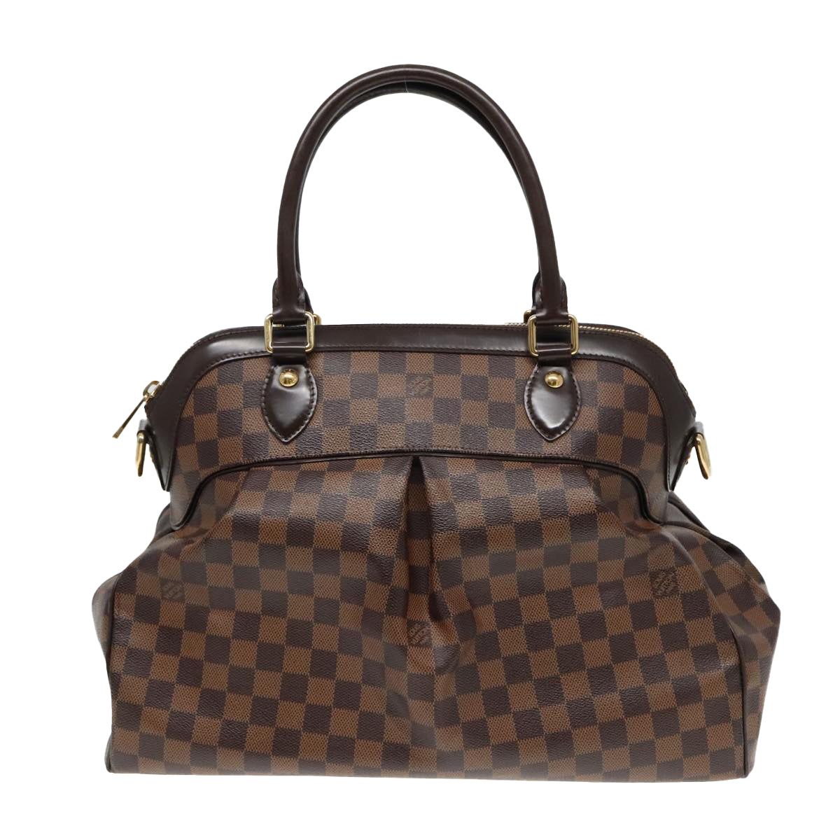 LOUIS VUITTON Damier Ebene Trevi GM Hand Bag 2way N51998 LV Auth 93114A