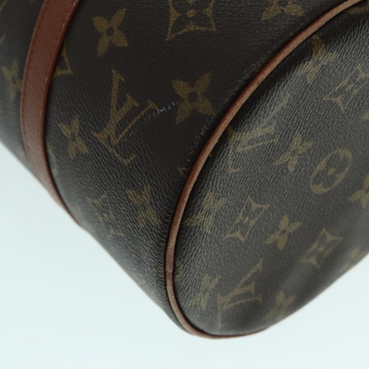 LOUIS VUITTON Monogram Papillon 30 Hand Bag M51385 LV Auth 93121