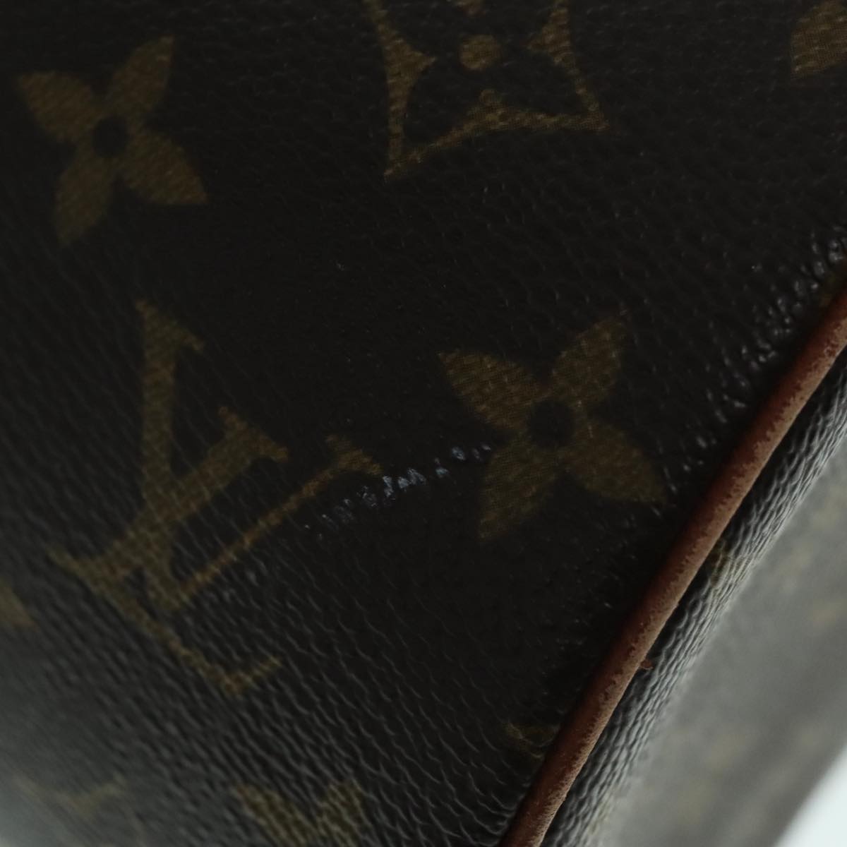 LOUIS VUITTON Monogram Papillon 30 Hand Bag M51385 LV Auth 93121