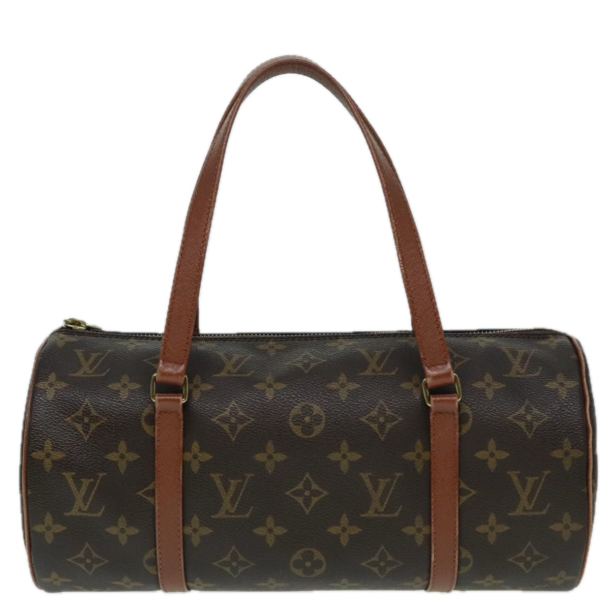 LOUIS VUITTON Monogram Papillon 30 Hand Bag M51385 LV Auth 93121