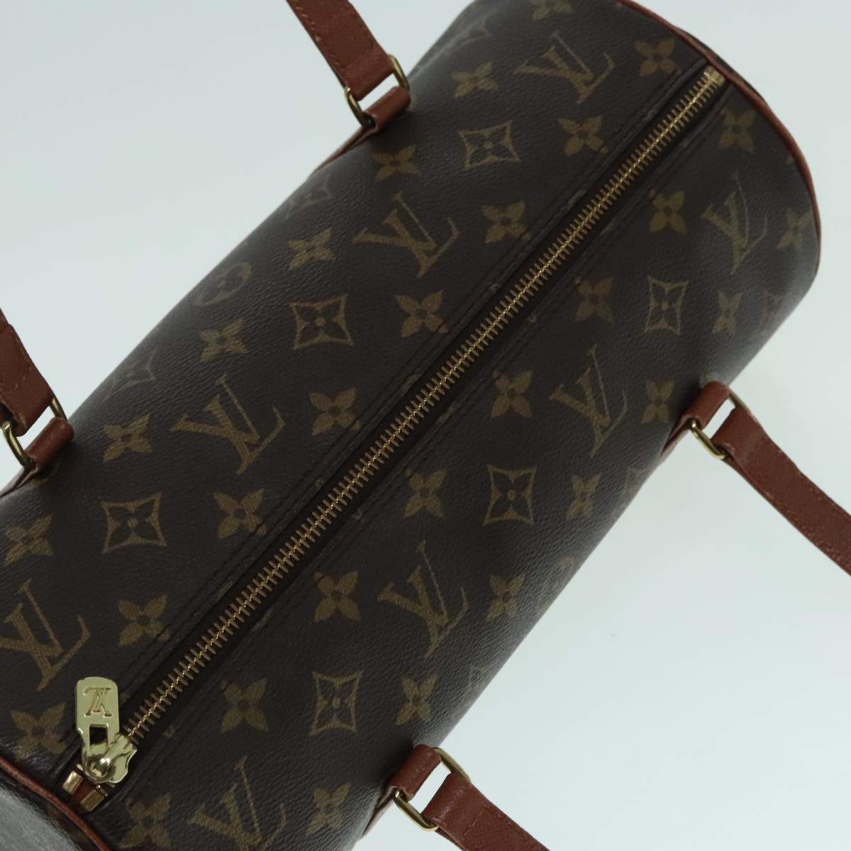 LOUIS VUITTON Monogram Papillon 30 Hand Bag M51385 LV Auth 93121