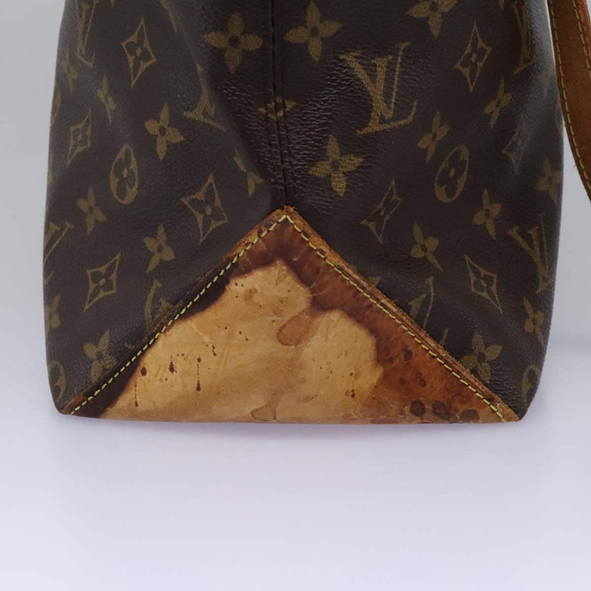 LOUIS VUITTON Monogram Cabas Mezzo Tote Bag M51151 LV Auth 93132