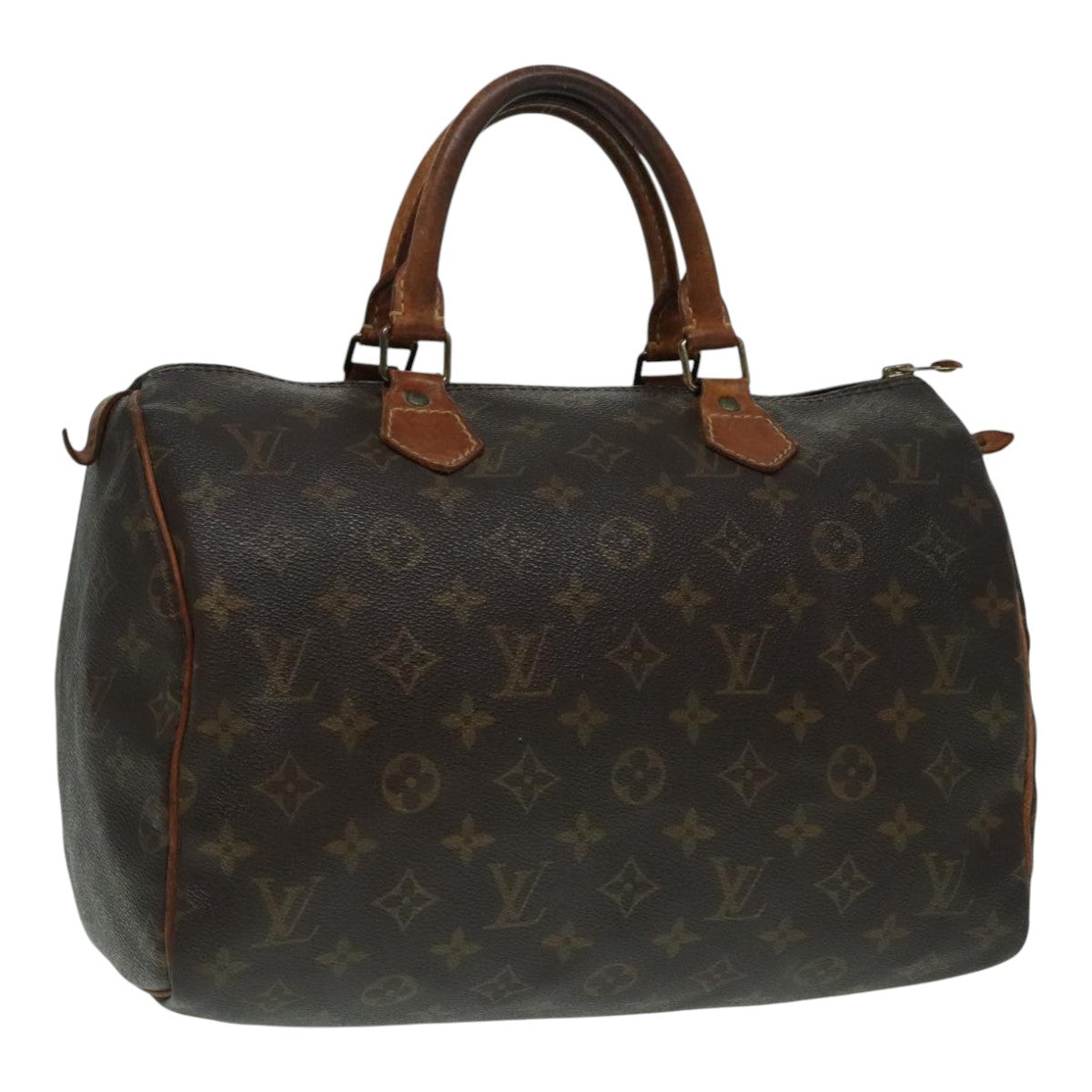 LOUIS VUITTON Monogram Speedy 30 Hand Bag M41526 LV Auth 93138