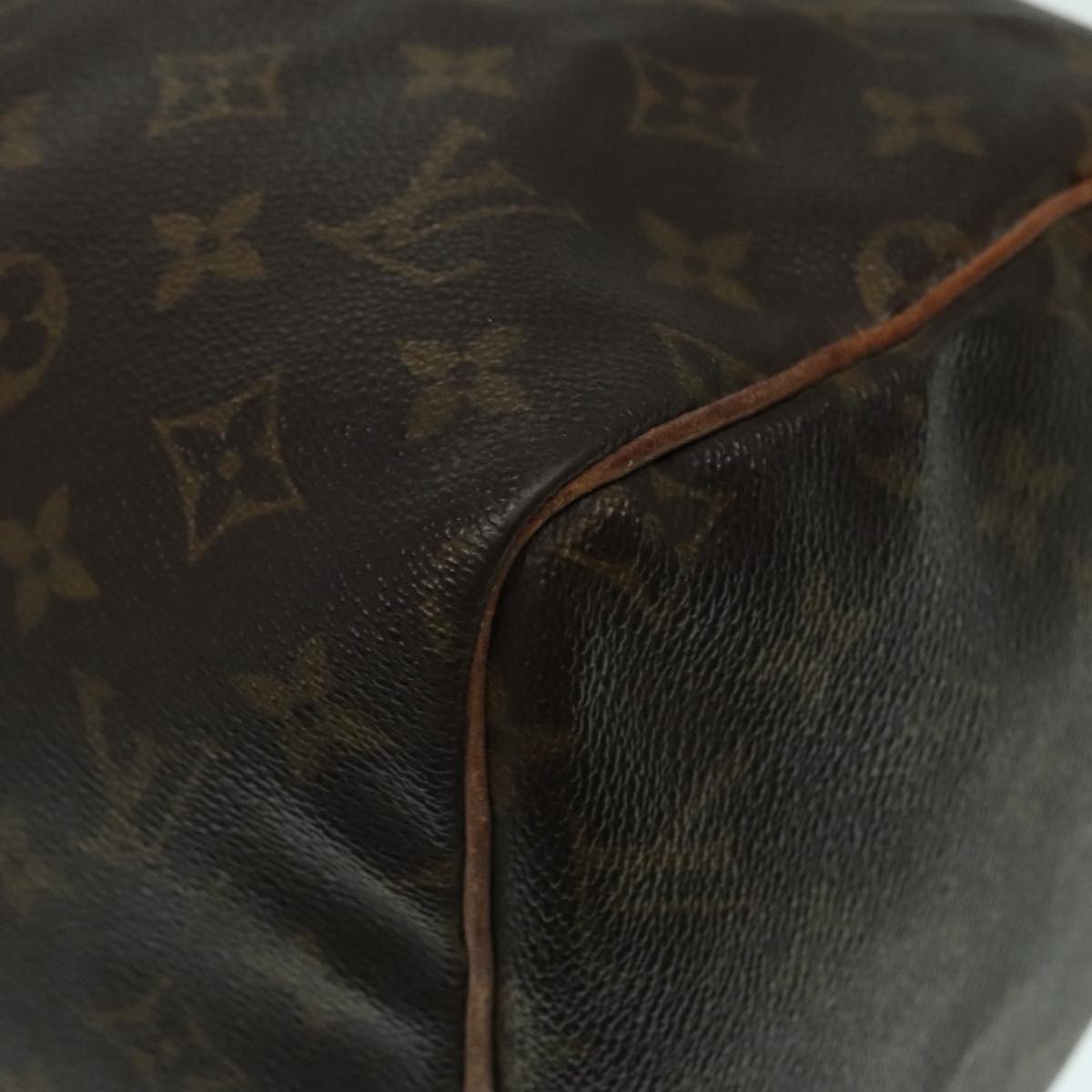 LOUIS VUITTON Monogram Speedy 30 Hand Bag M41526 LV Auth 93138