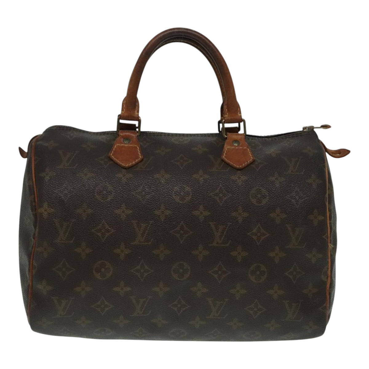 LOUIS VUITTON Monogram Speedy 30 Hand Bag M41526 LV Auth 93138