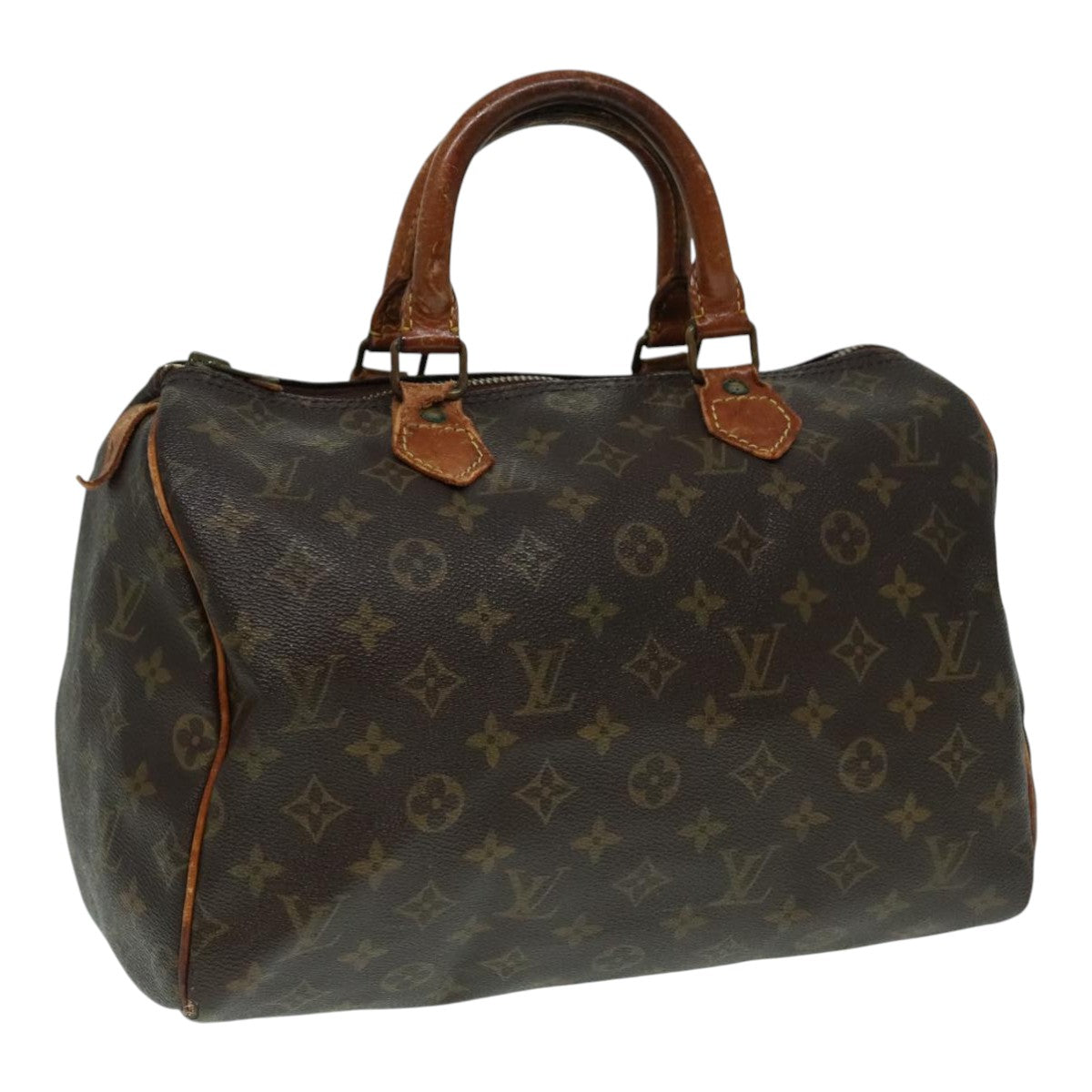 LOUIS VUITTON Monogram Speedy 30 Hand Bag M41526 LV Auth 93139