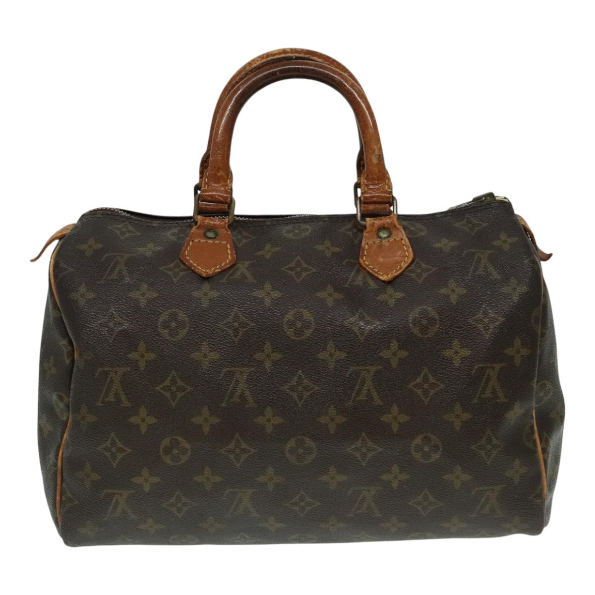 LOUIS VUITTON Monogram Speedy 30 Hand Bag M41526 LV Auth 93139