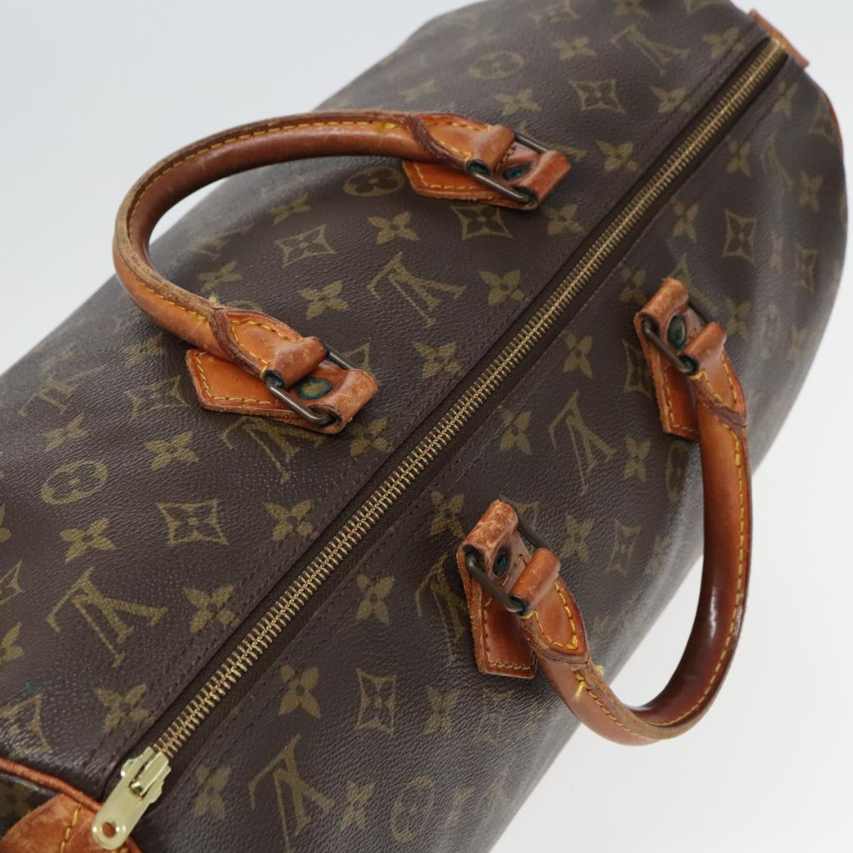 LOUIS VUITTON Monogram Speedy 40 Hand Bag M41522 LV Auth 93141