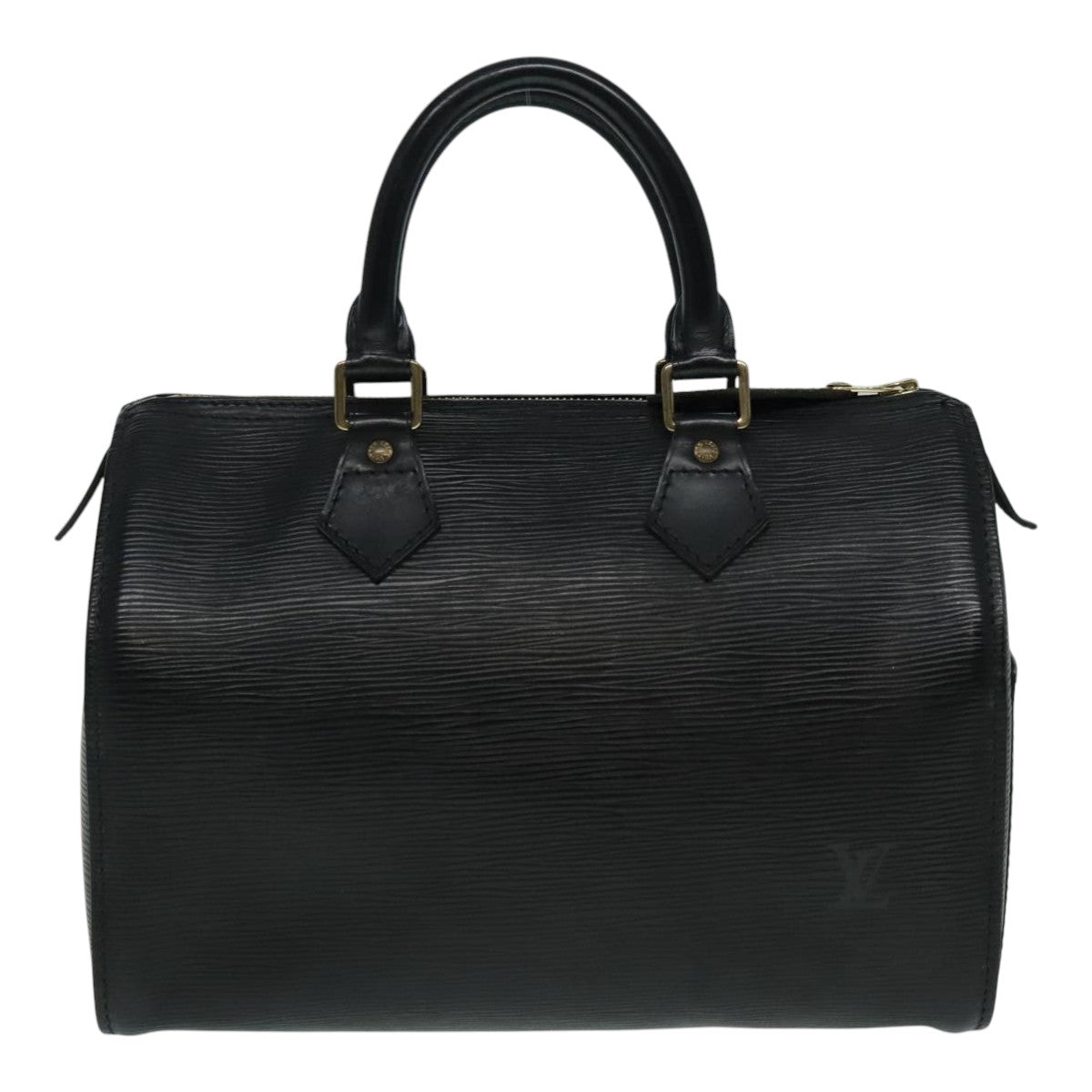 LOUIS VUITTON Epi Speedy 25 Hand Bag Black M43012 LV Auth 93144