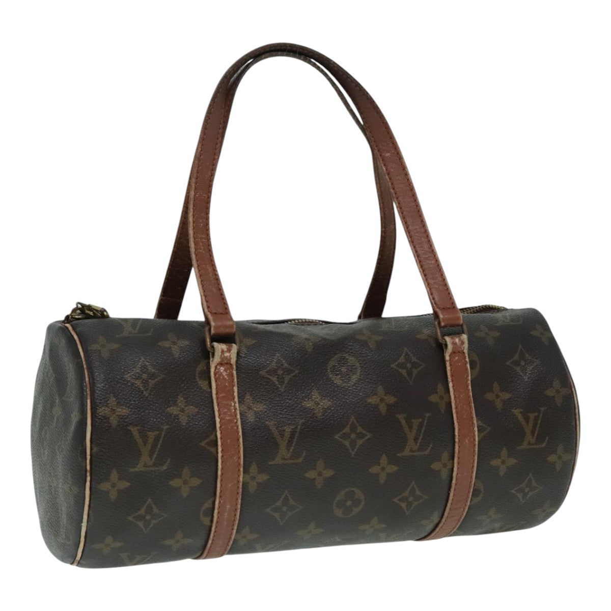 LOUIS VUITTON Monogram Papillon 30 Hand Bag M51385 LV Auth 93145