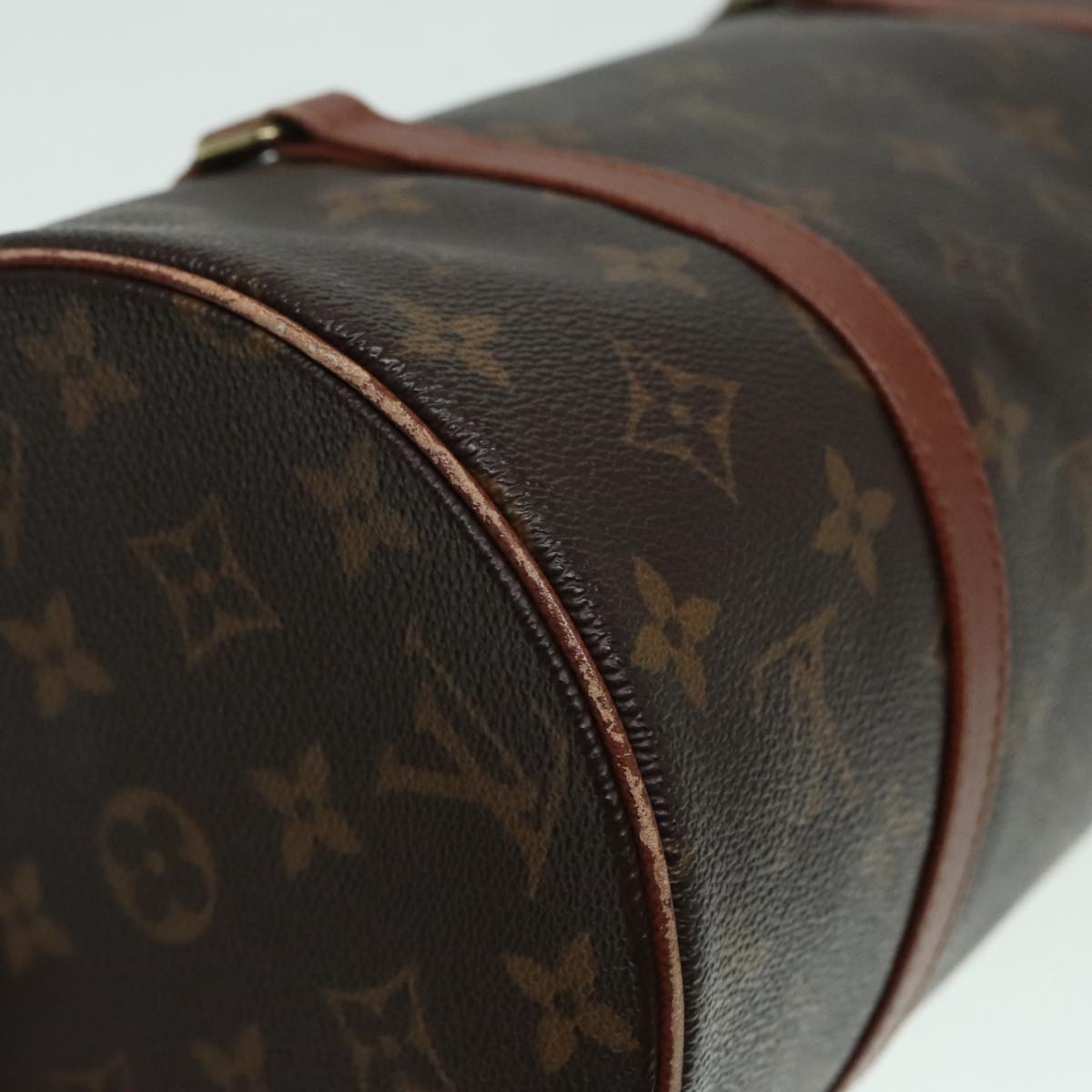 LOUIS VUITTON Monogram Papillon 30 Hand Bag M51385 LV Auth 93146