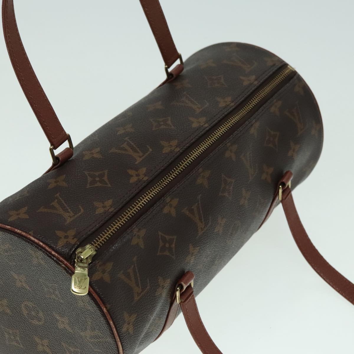 LOUIS VUITTON Monogram Papillon 30 Hand Bag M51385 LV Auth 93146