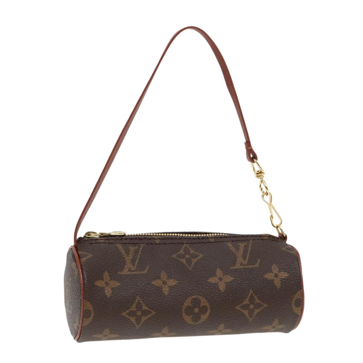 LOUIS VUITTON Monogram Papillon Pouch LV Auth 93147