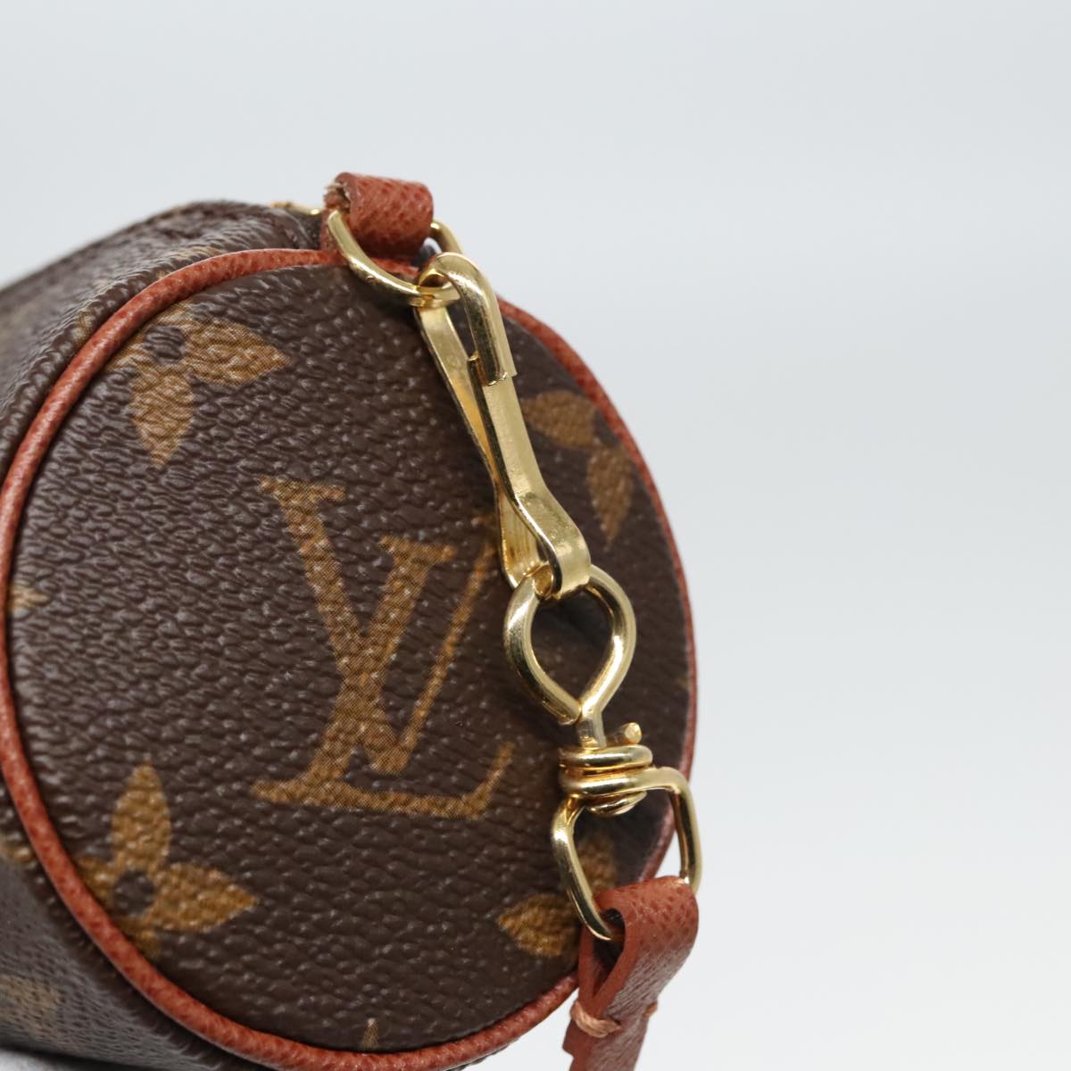 LOUIS VUITTON Monogram Papillon Pouch LV Auth 93147