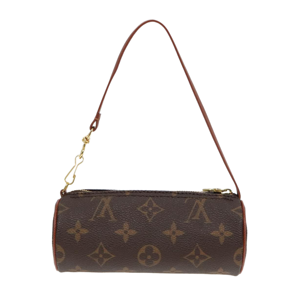 LOUIS VUITTON Monogram Papillon Pouch LV Auth 93147