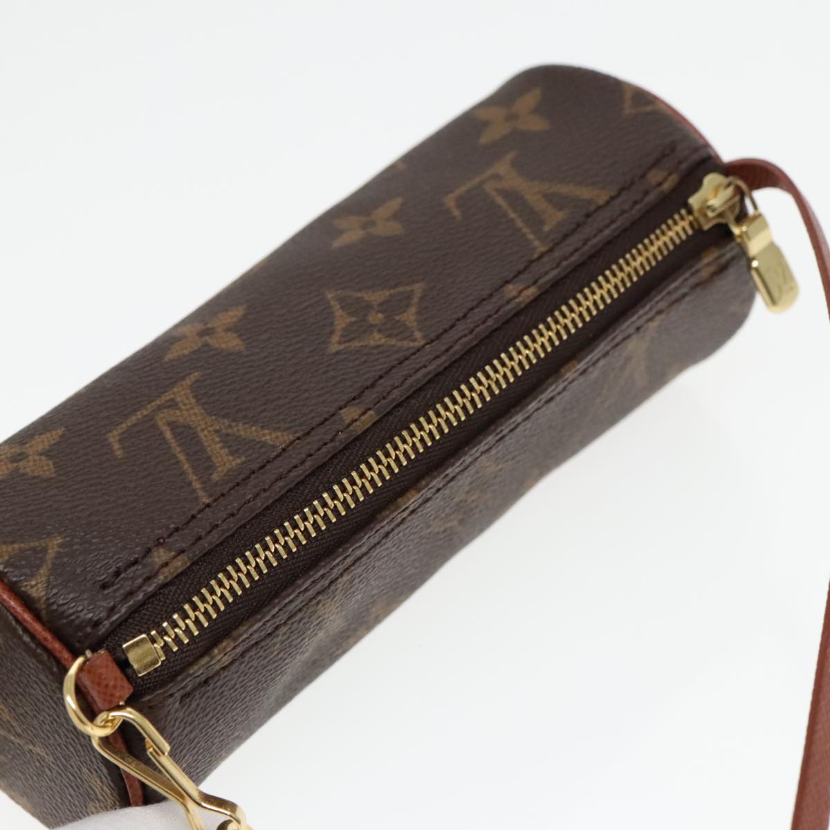 LOUIS VUITTON Monogram Papillon Pouch LV Auth 93147