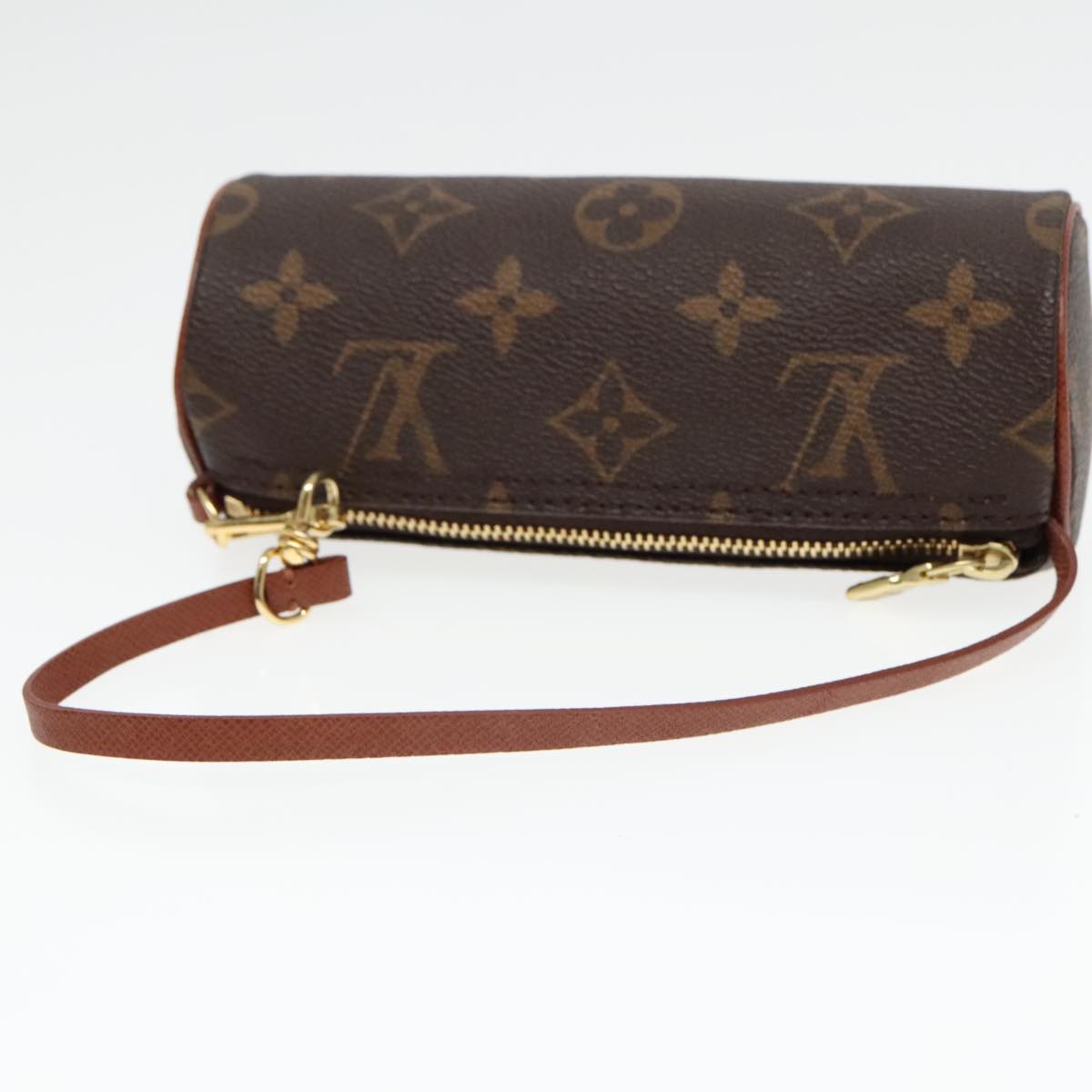 LOUIS VUITTON Monogram Papillon Pouch LV Auth 93147