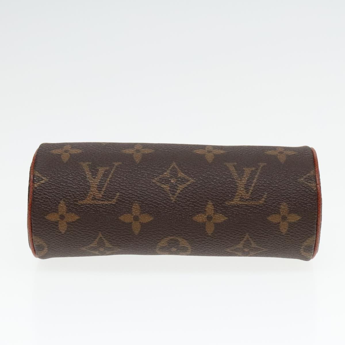 LOUIS VUITTON Monogram Papillon Pouch LV Auth 93147