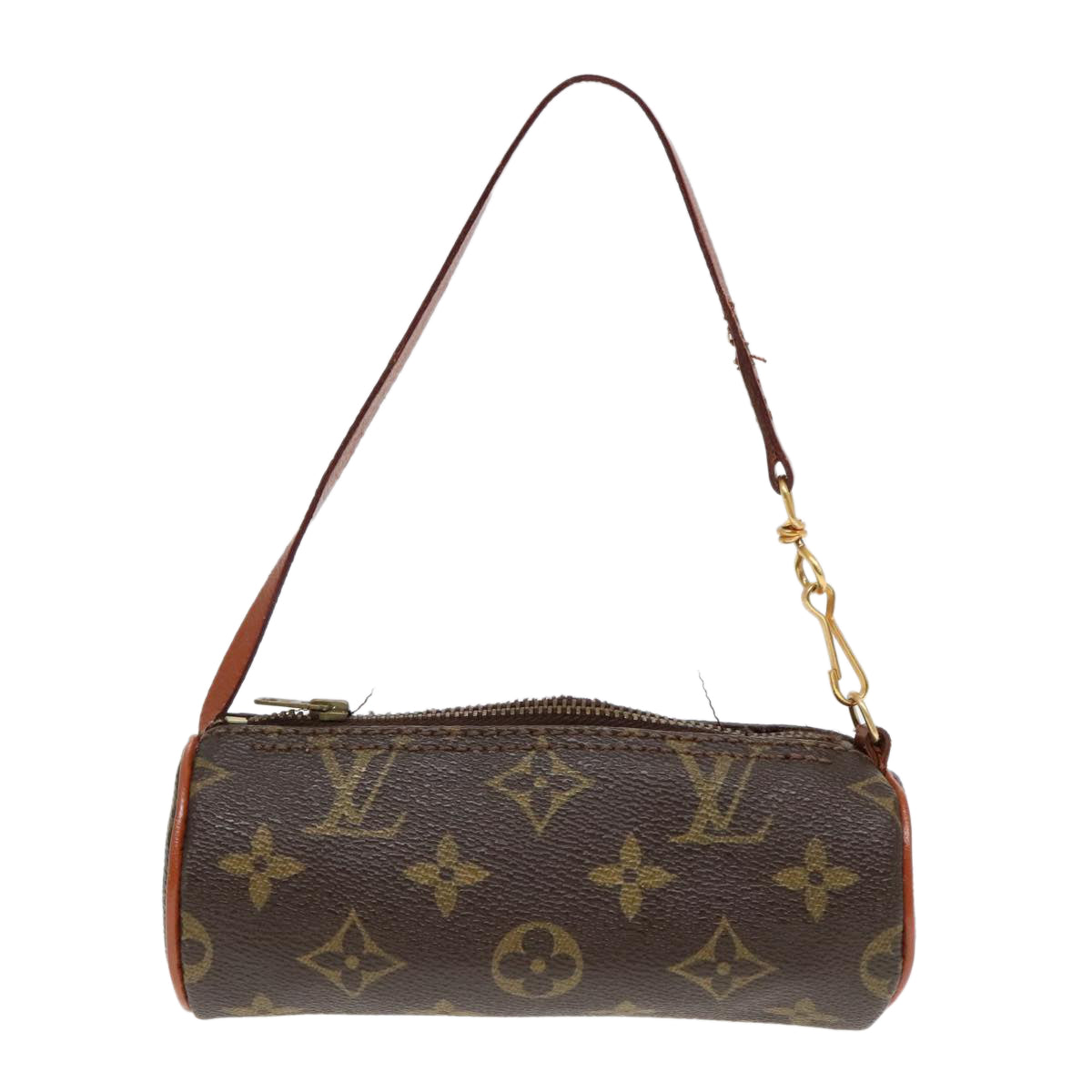 LOUIS VUITTON Monogram Papillon Pouch Vintage LV Auth 93148