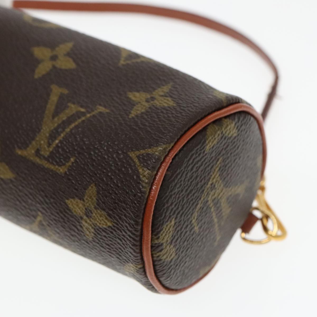 LOUIS VUITTON Monogram Papillon Pouch Vintage LV Auth 93148