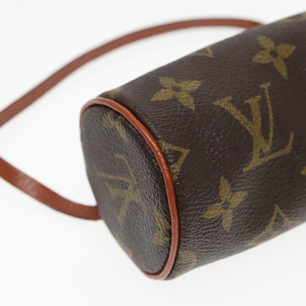 LOUIS VUITTON Monogram Papillon Pouch Vintage LV Auth 93148