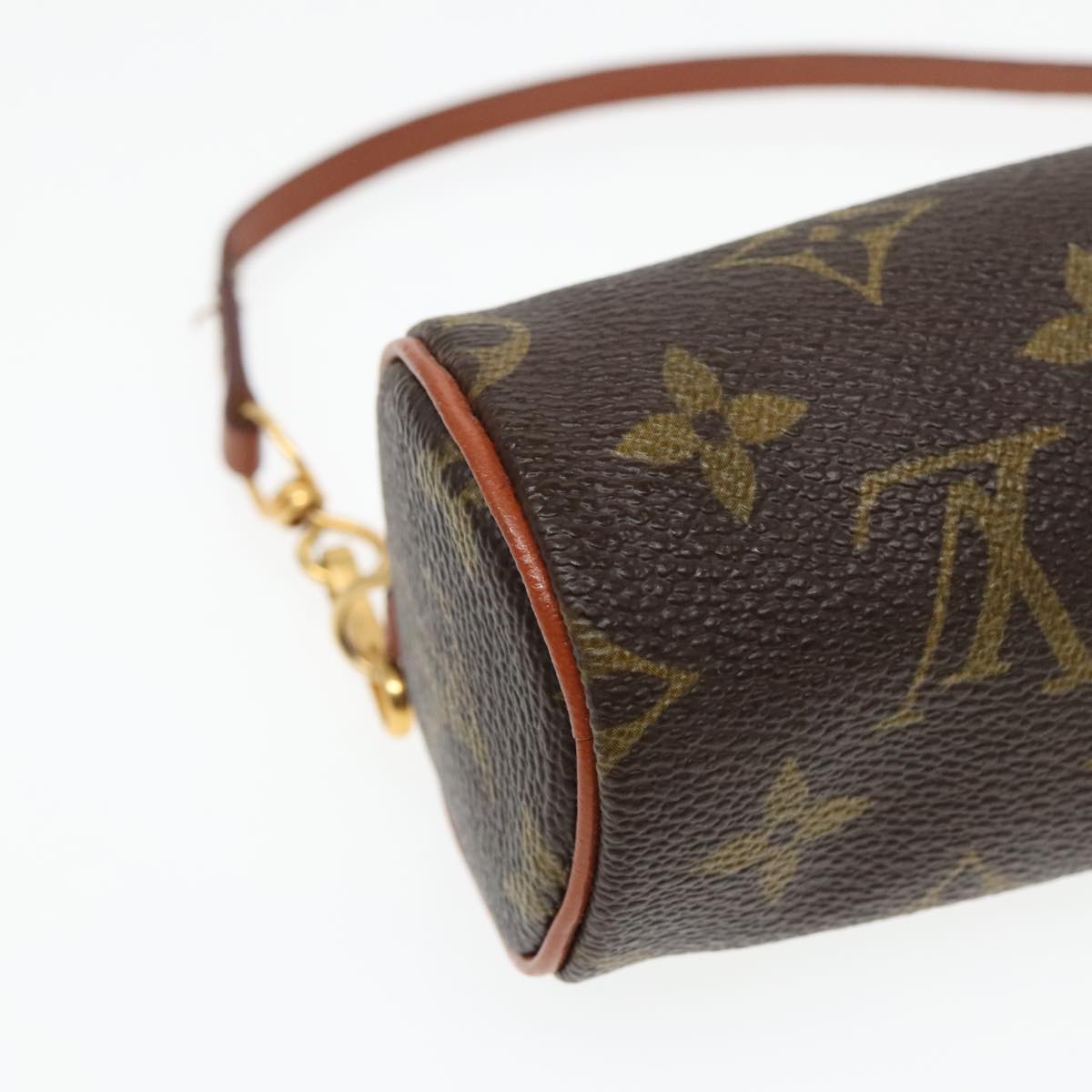 LOUIS VUITTON Monogram Papillon Pouch Vintage LV Auth 93148