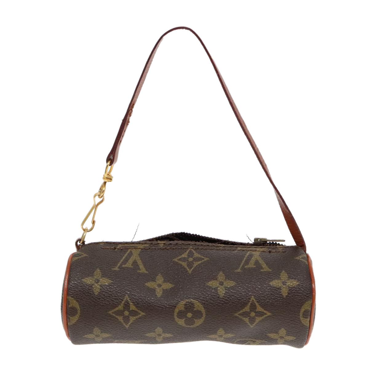 LOUIS VUITTON Monogram Papillon Pouch Vintage LV Auth 93148