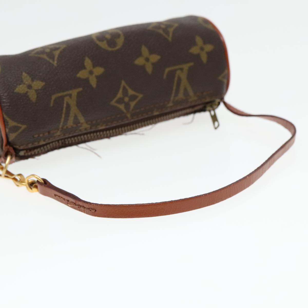 LOUIS VUITTON Monogram Papillon Pouch Vintage LV Auth 93148