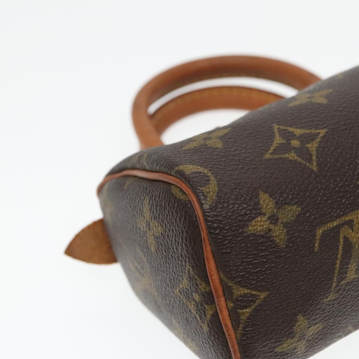 LOUIS VUITTON Monogram Mini Speedy Hand Bag M41534 LV Auth 93150