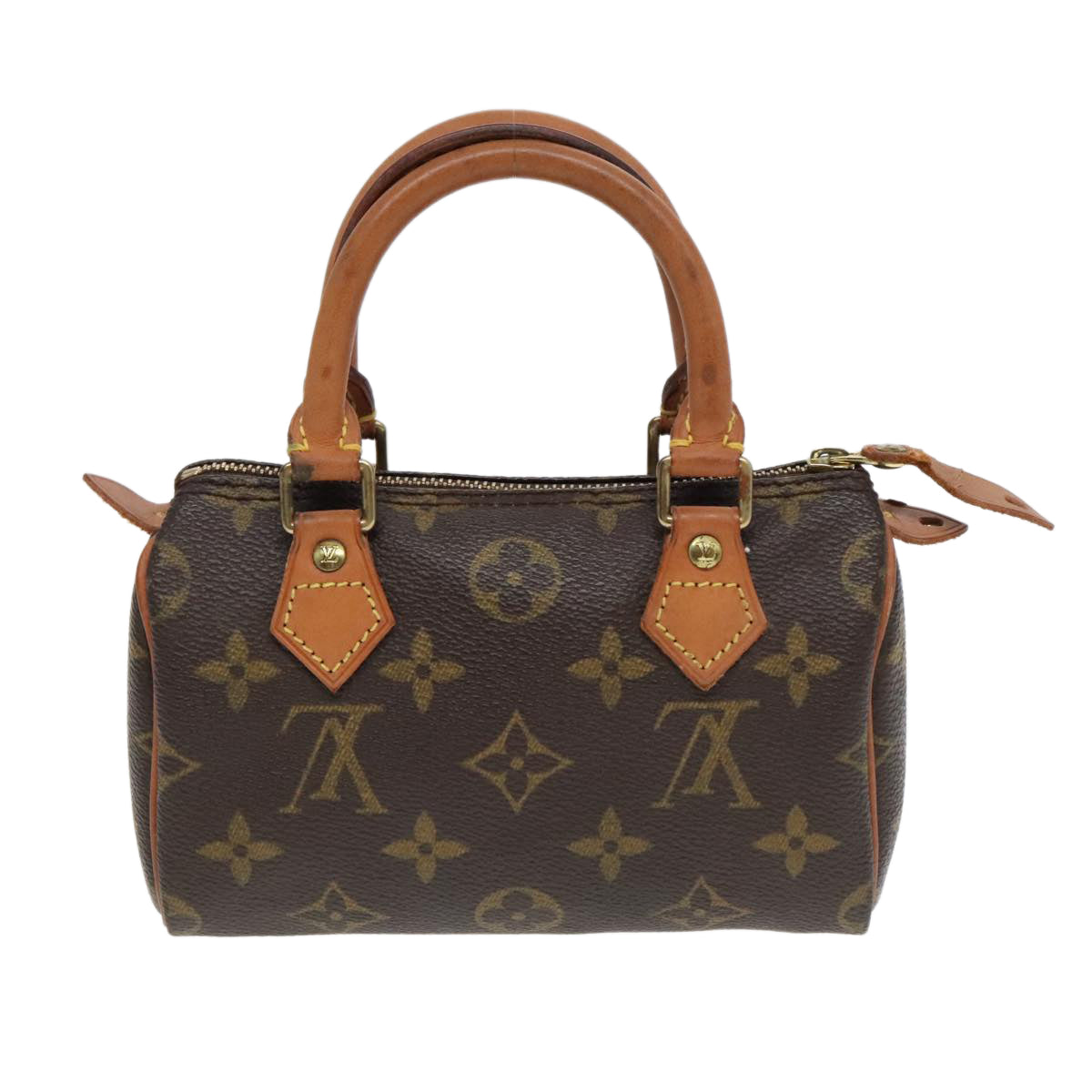 LOUIS VUITTON Monogram Mini Speedy Hand Bag M41534 LV Auth 93150