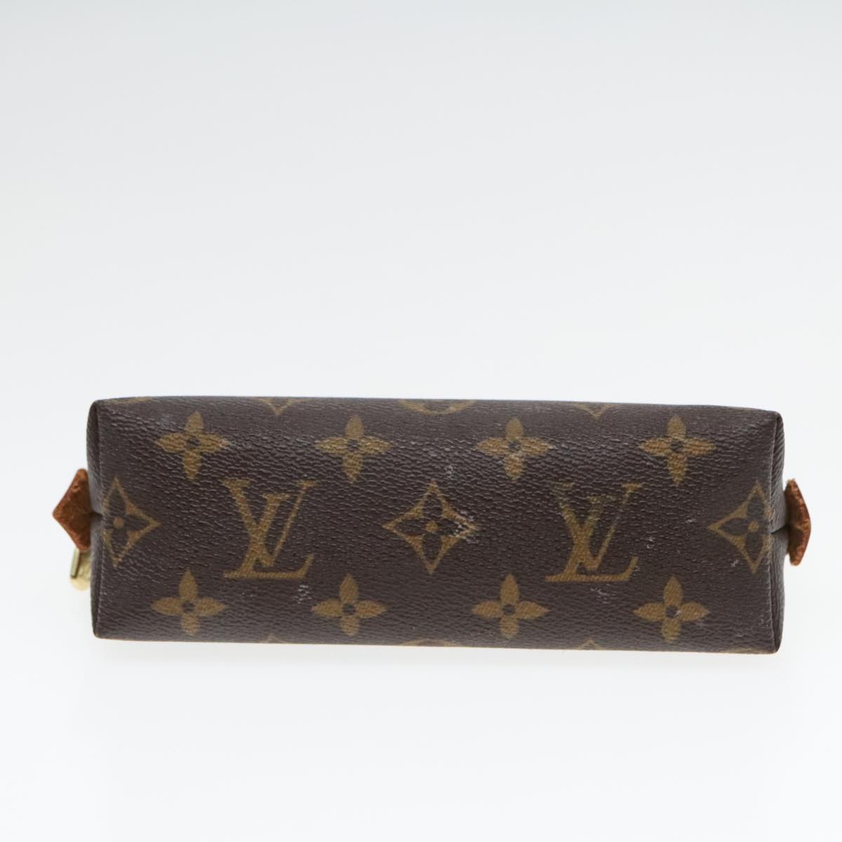 LOUIS VUITTON Monogram Pochette Cosmetic PM Cosmetic Pouch M47515 LV Auth 93155