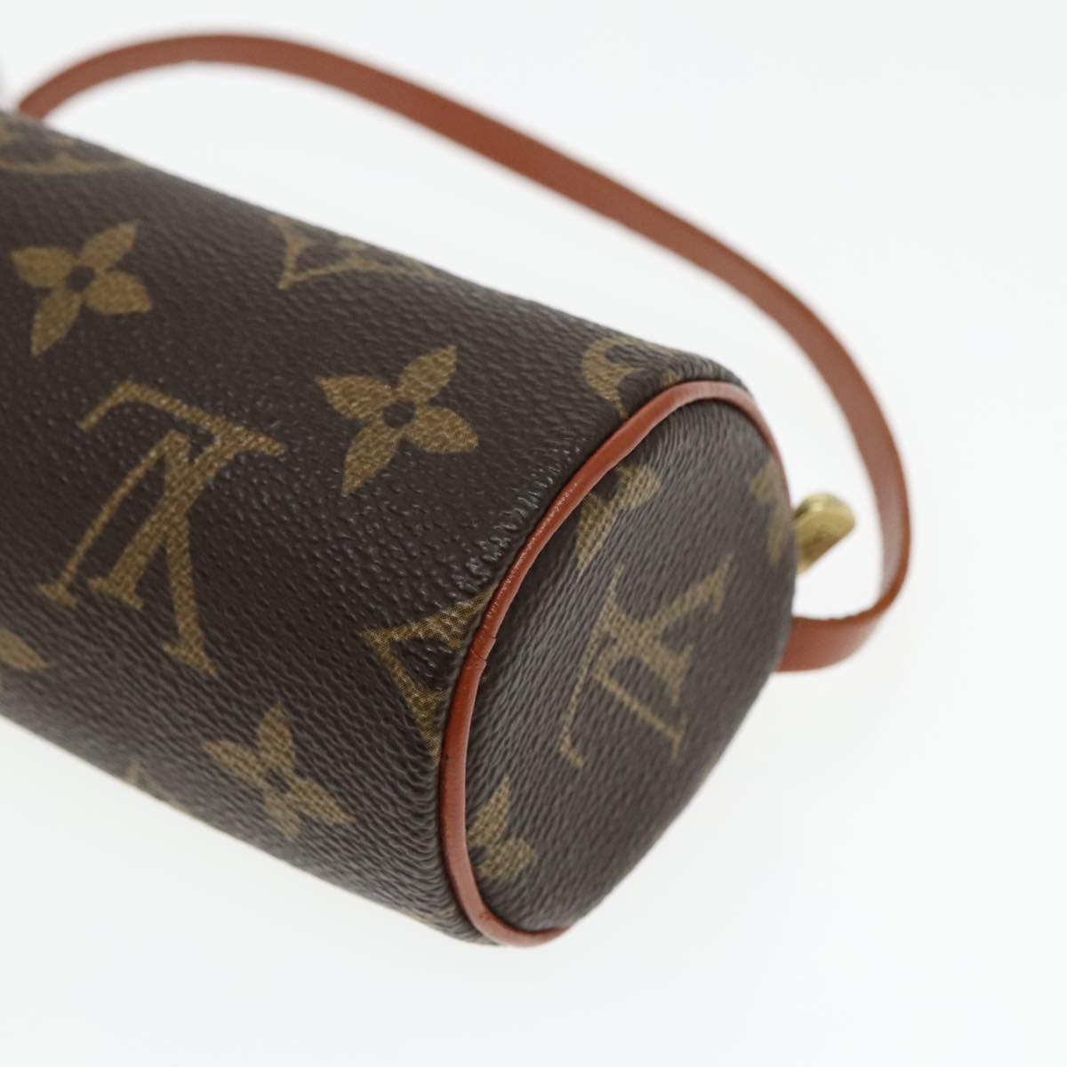 LOUIS VUITTON Monogram Papillon Pouch Vintage LV Auth 93157