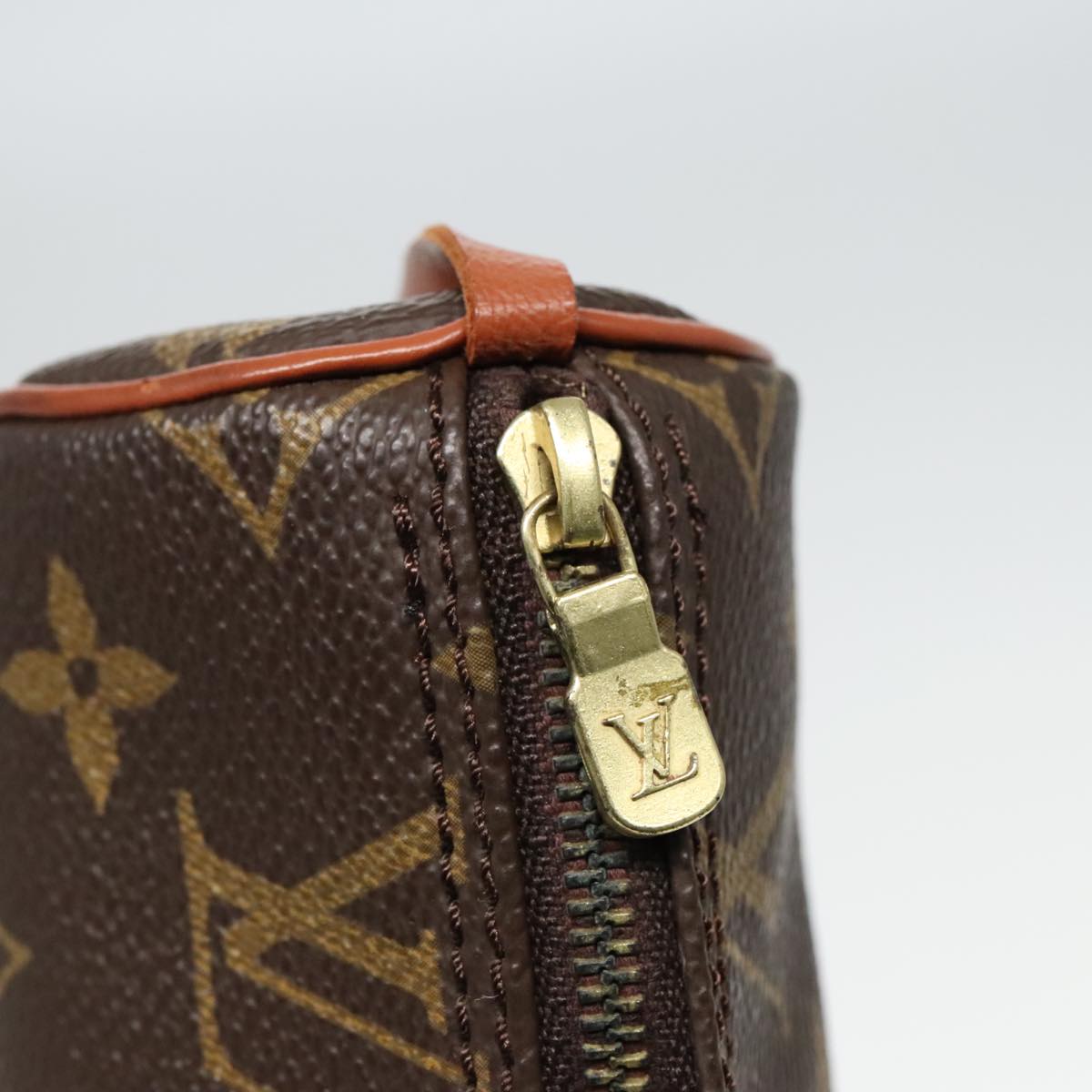 LOUIS VUITTON Monogram Papillon Pouch Vintage LV Auth 93157