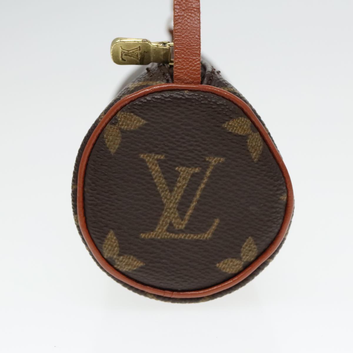 LOUIS VUITTON Monogram Papillon Pouch Vintage LV Auth 93157