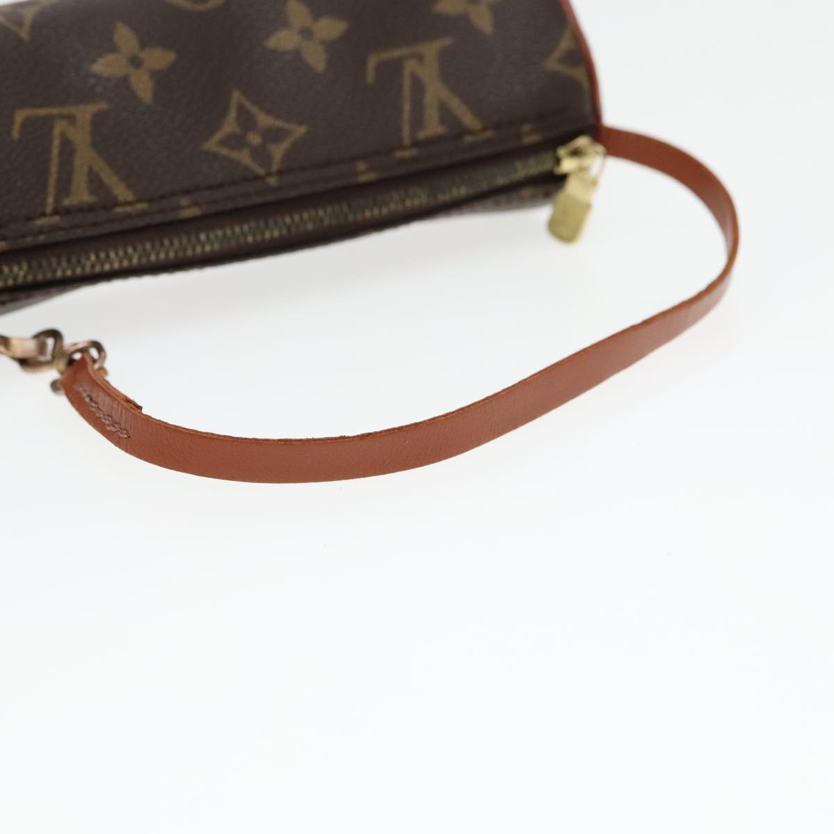 LOUIS VUITTON Monogram Papillon Pouch Vintage LV Auth 93157