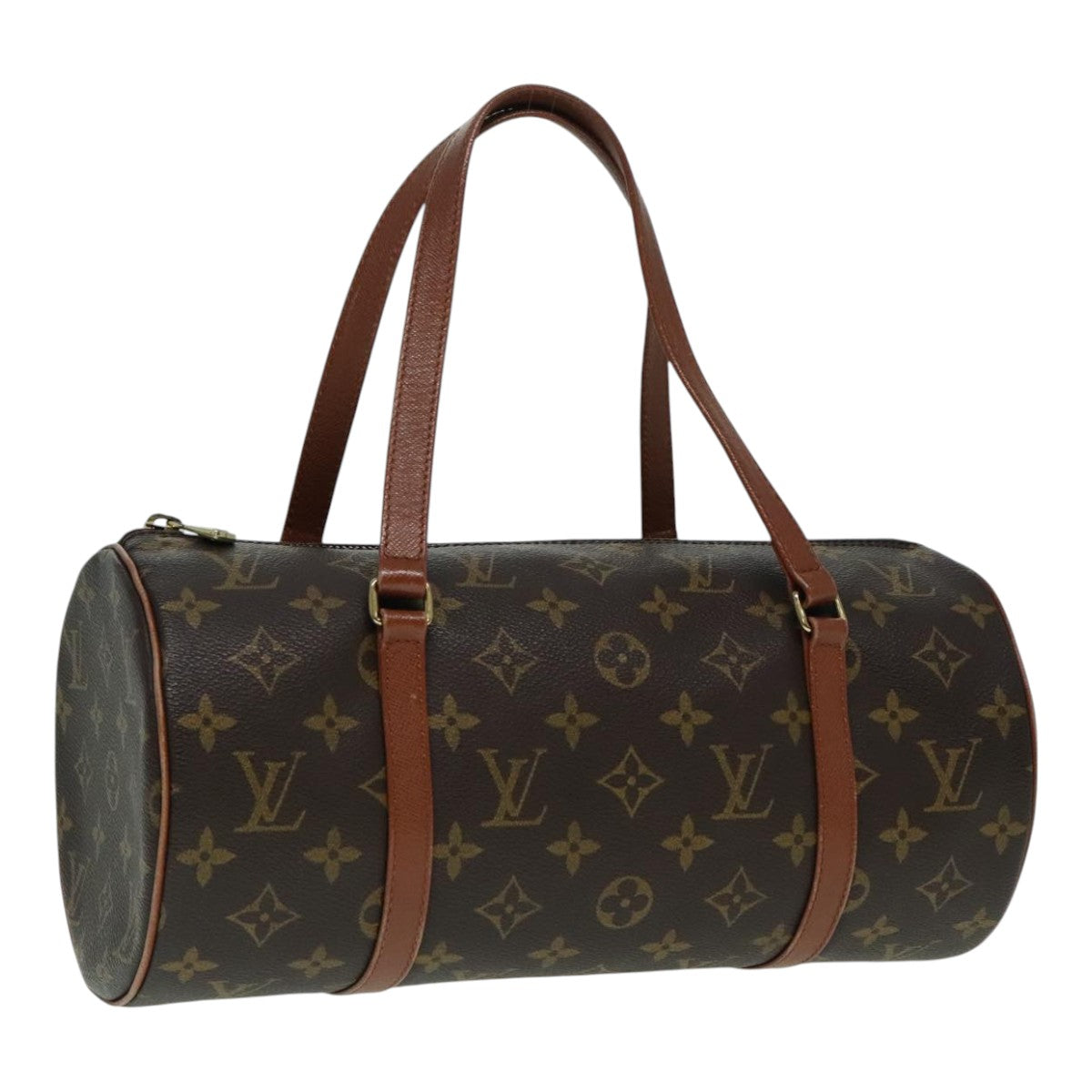 LOUIS VUITTON Monogram Papillon 30 Hand Bag M51385 LV Auth 93158