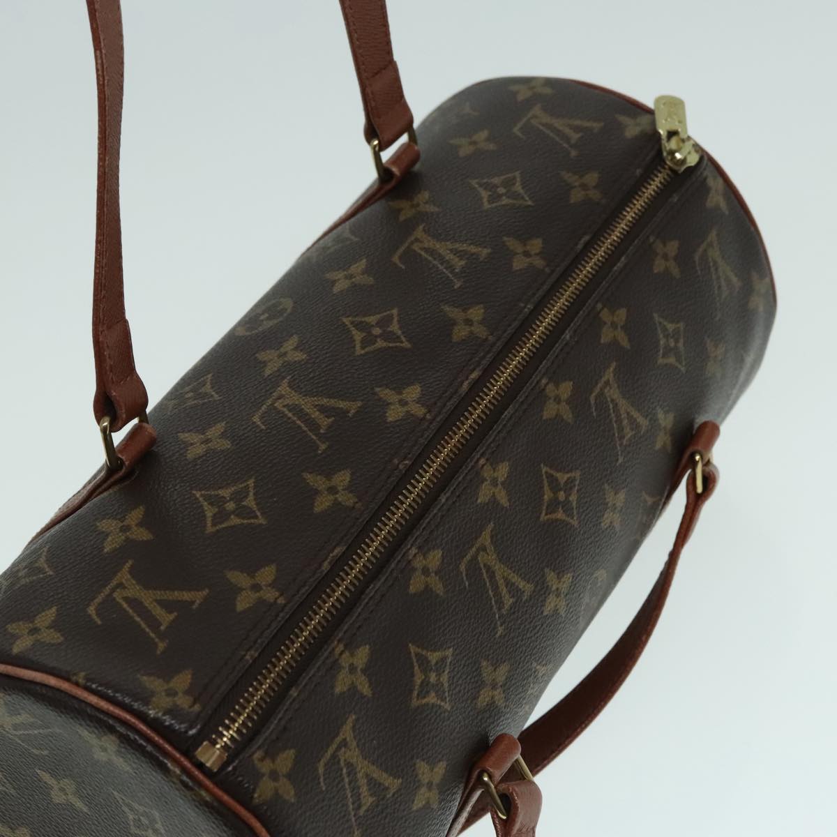 LOUIS VUITTON Monogram Papillon 30 Hand Bag M51385 LV Auth 93158