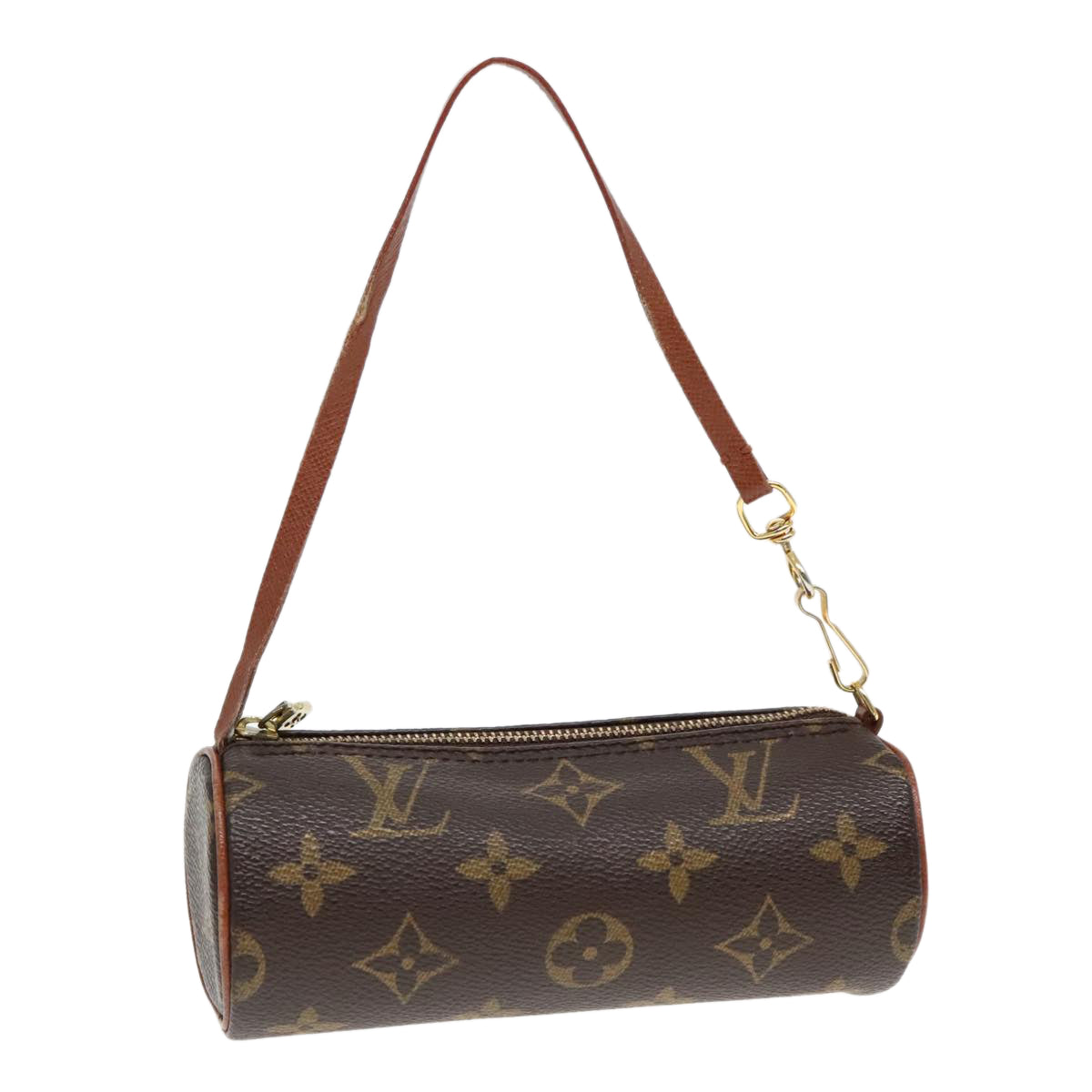 LOUIS VUITTON Monogram Papillon Pouch LV Auth 93159