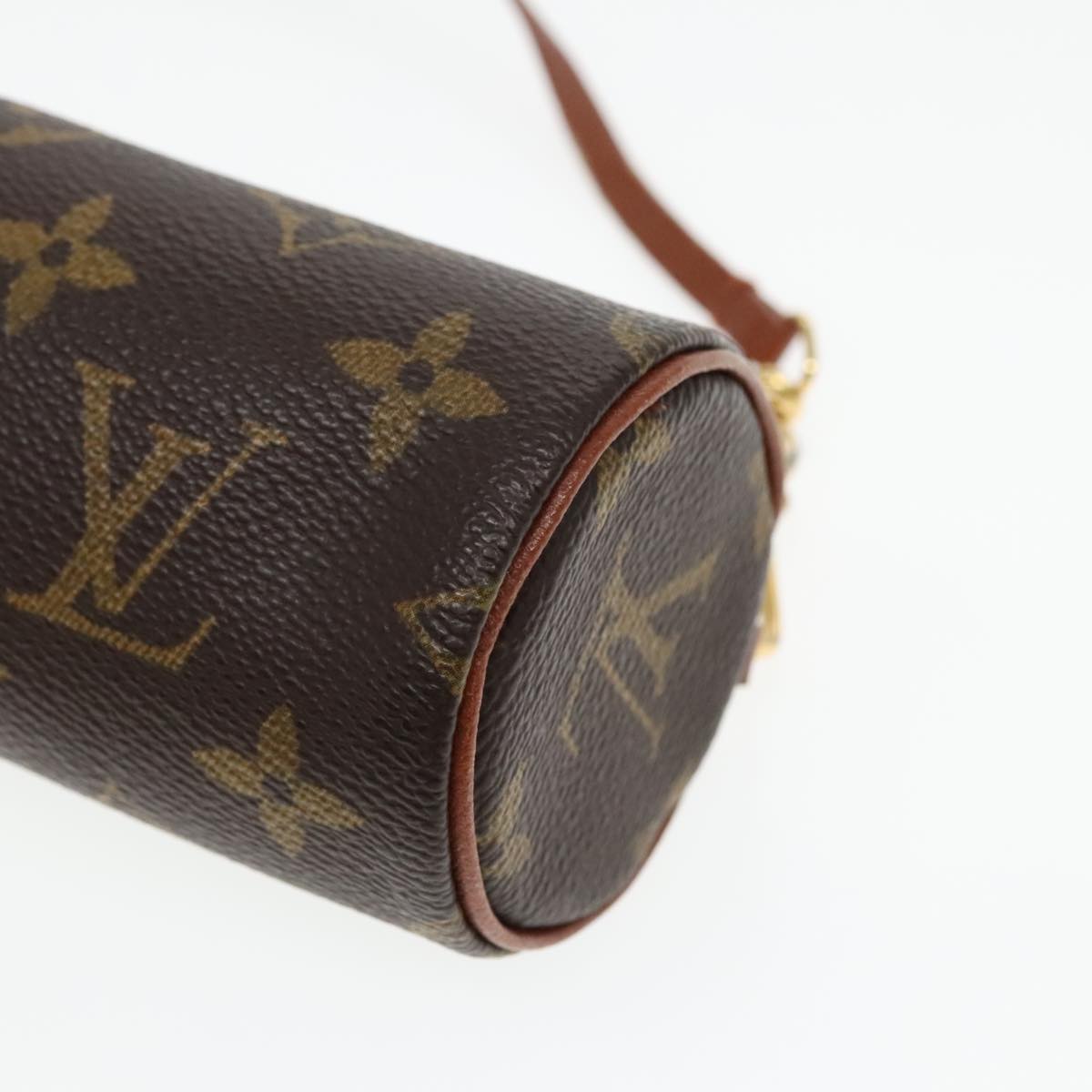 LOUIS VUITTON Monogram Papillon Pouch LV Auth 93159