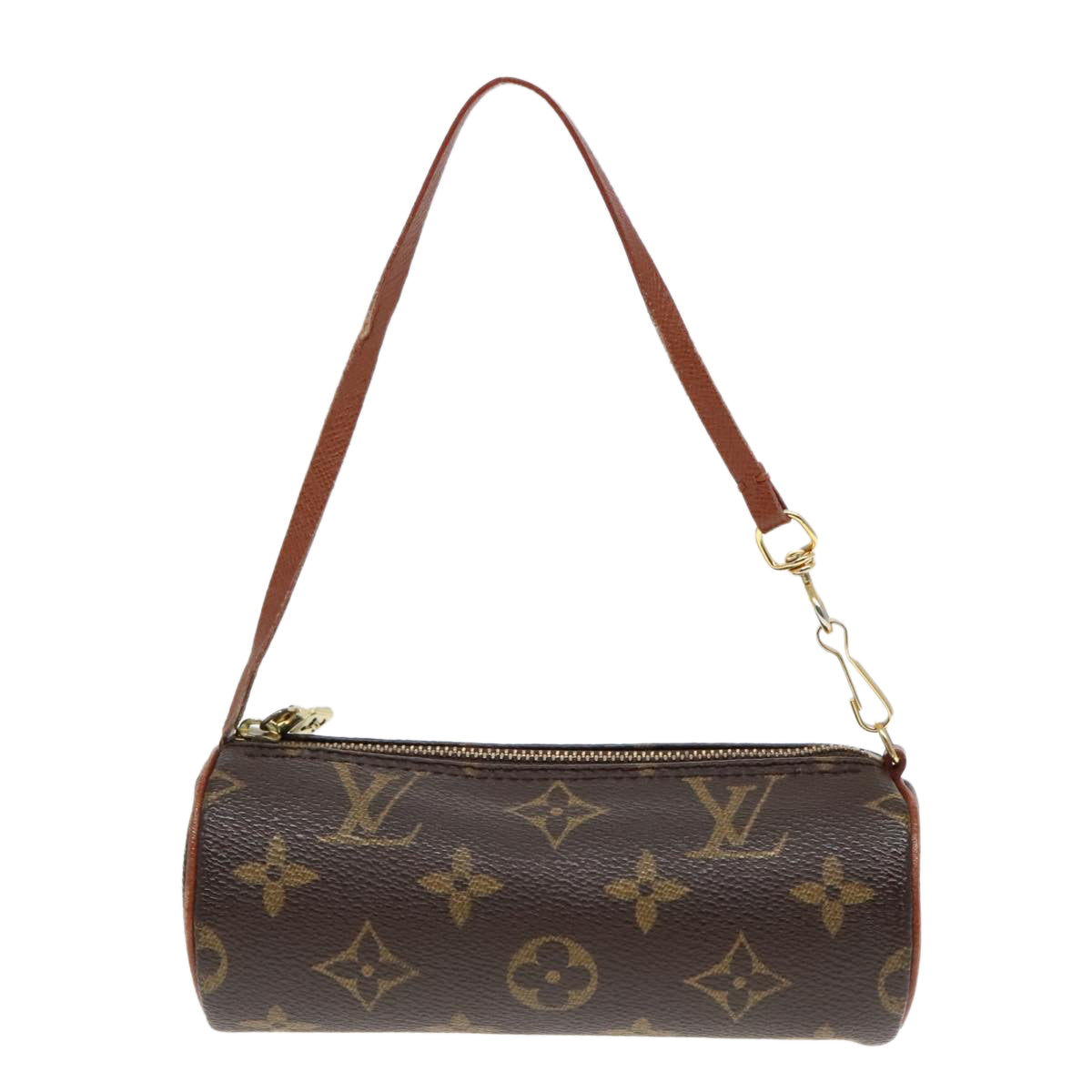 LOUIS VUITTON Monogram Papillon Pouch LV Auth 93159