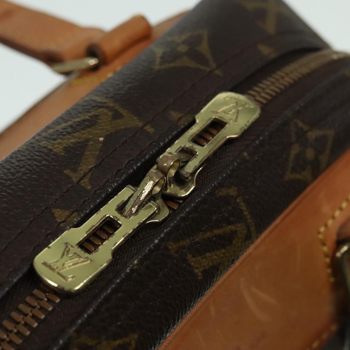 LOUIS VUITTON Monogram Excursion Hand Bag M41450 LV Auth 93169