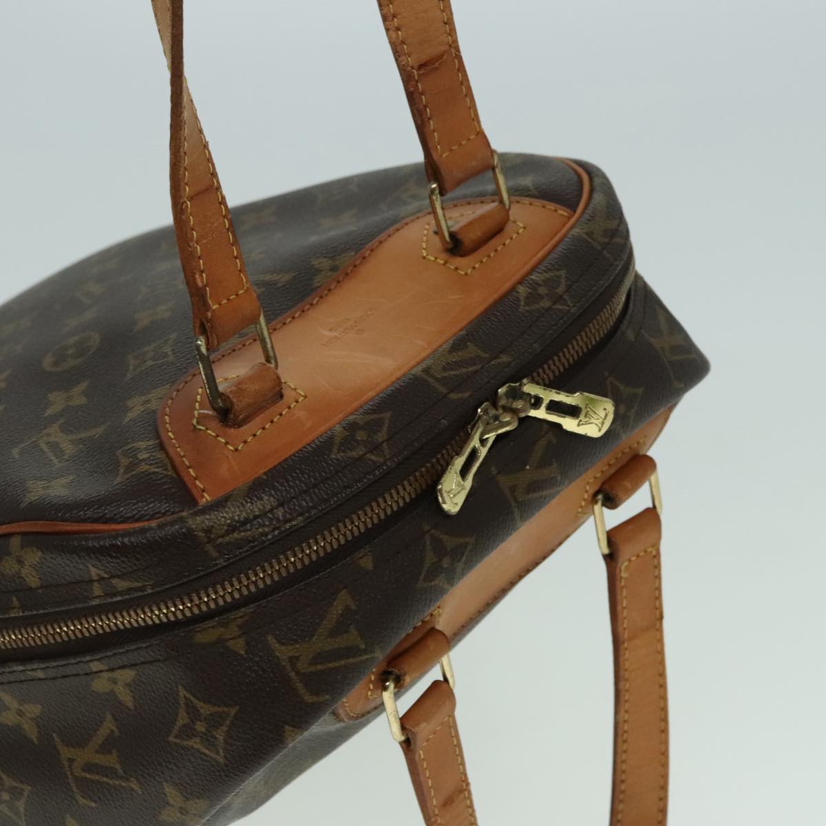 LOUIS VUITTON Monogram Excursion Hand Bag M41450 LV Auth 93169