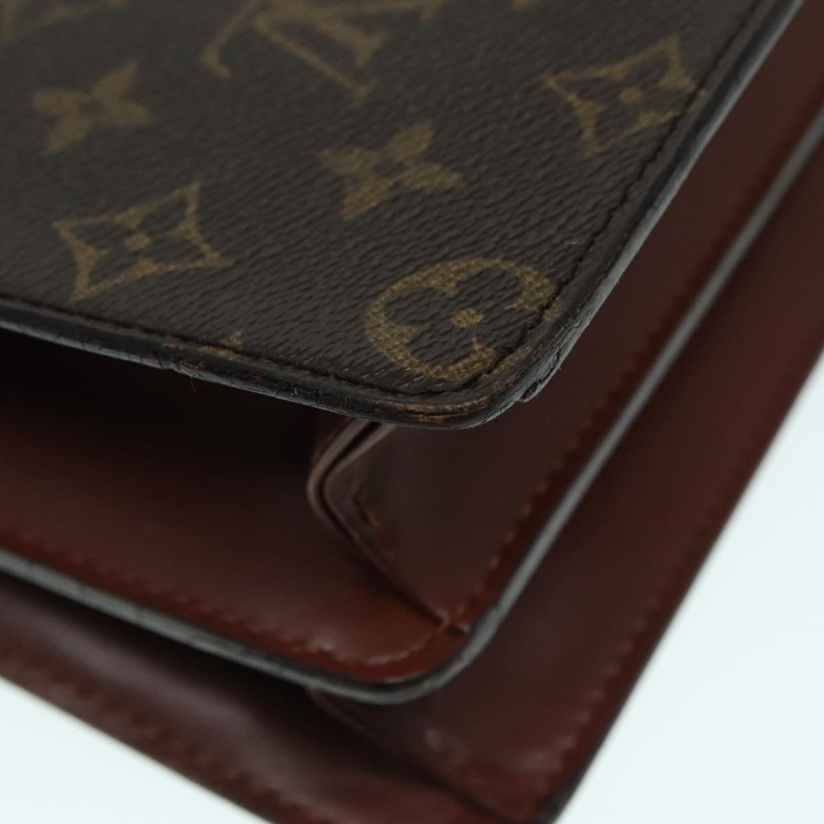 LOUIS VUITTON Monogram Concorde Hand Bag M51190 LV Auth 93175