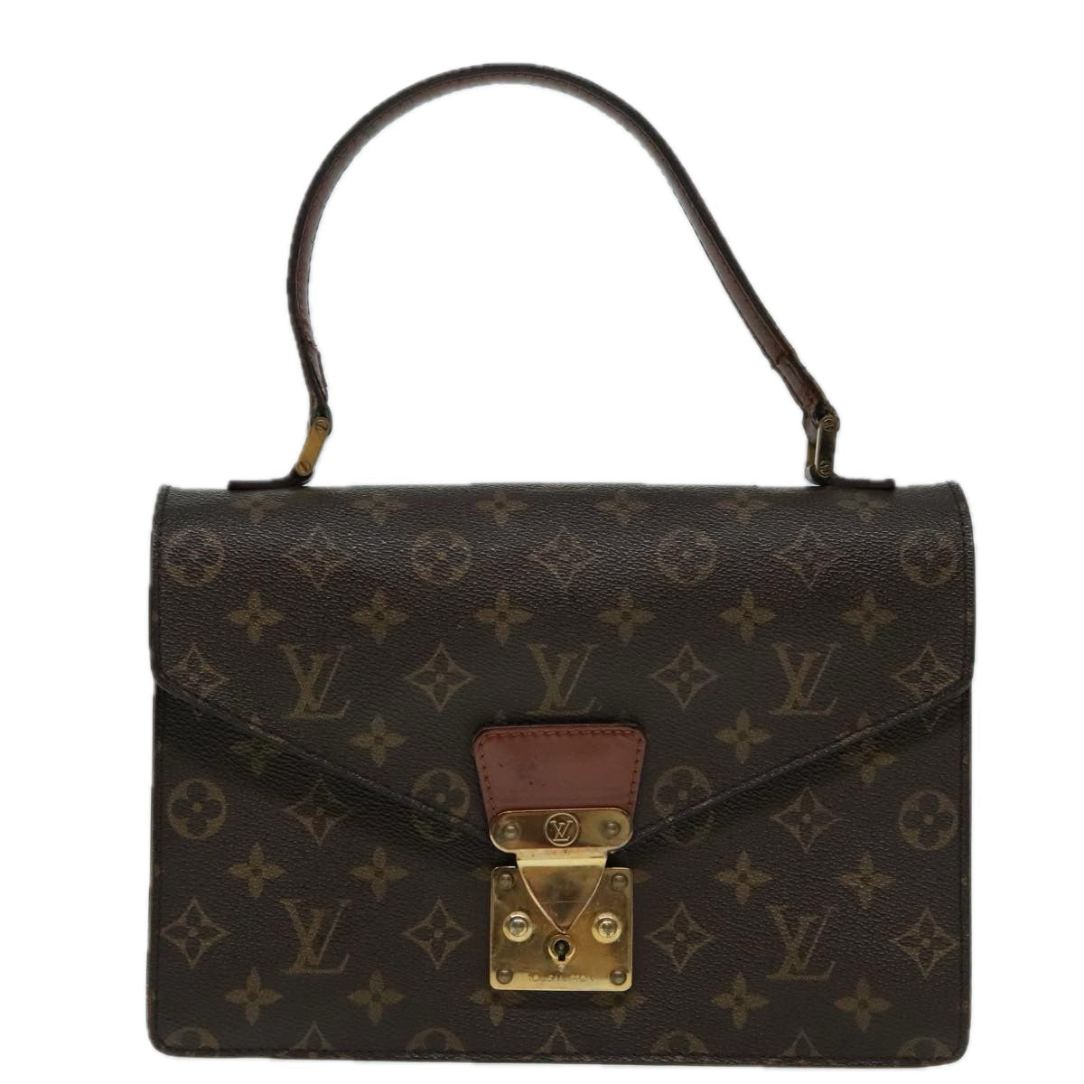 LOUIS VUITTON Monogram Concorde Hand Bag M51190 LV Auth 93175