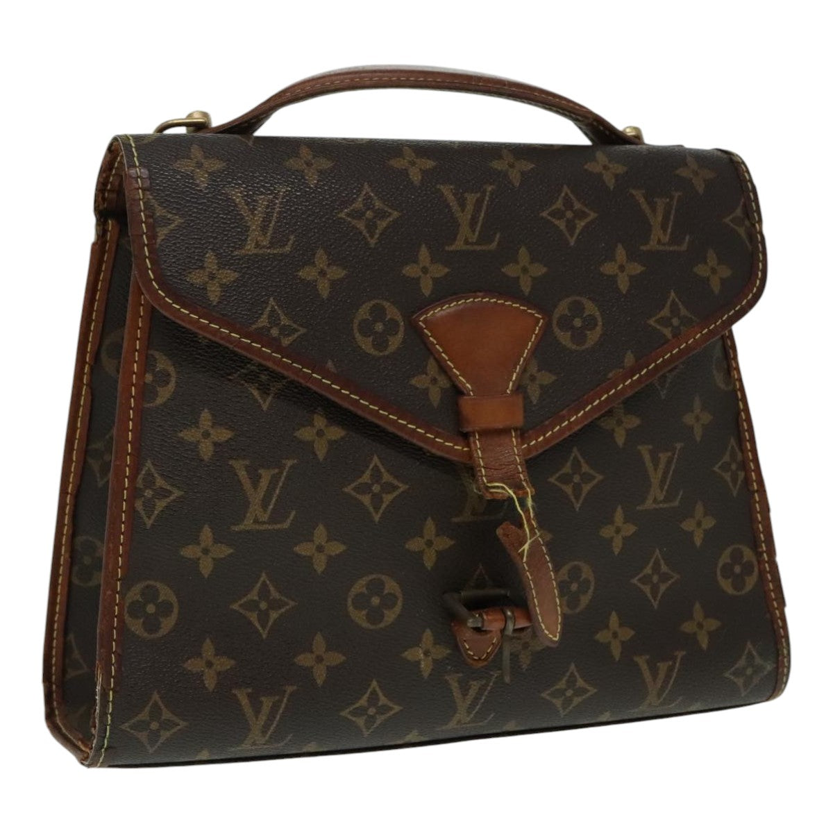 LOUIS VUITTON Monogram Bel Air Hand Bag 2way M51122 LV Auth 93182