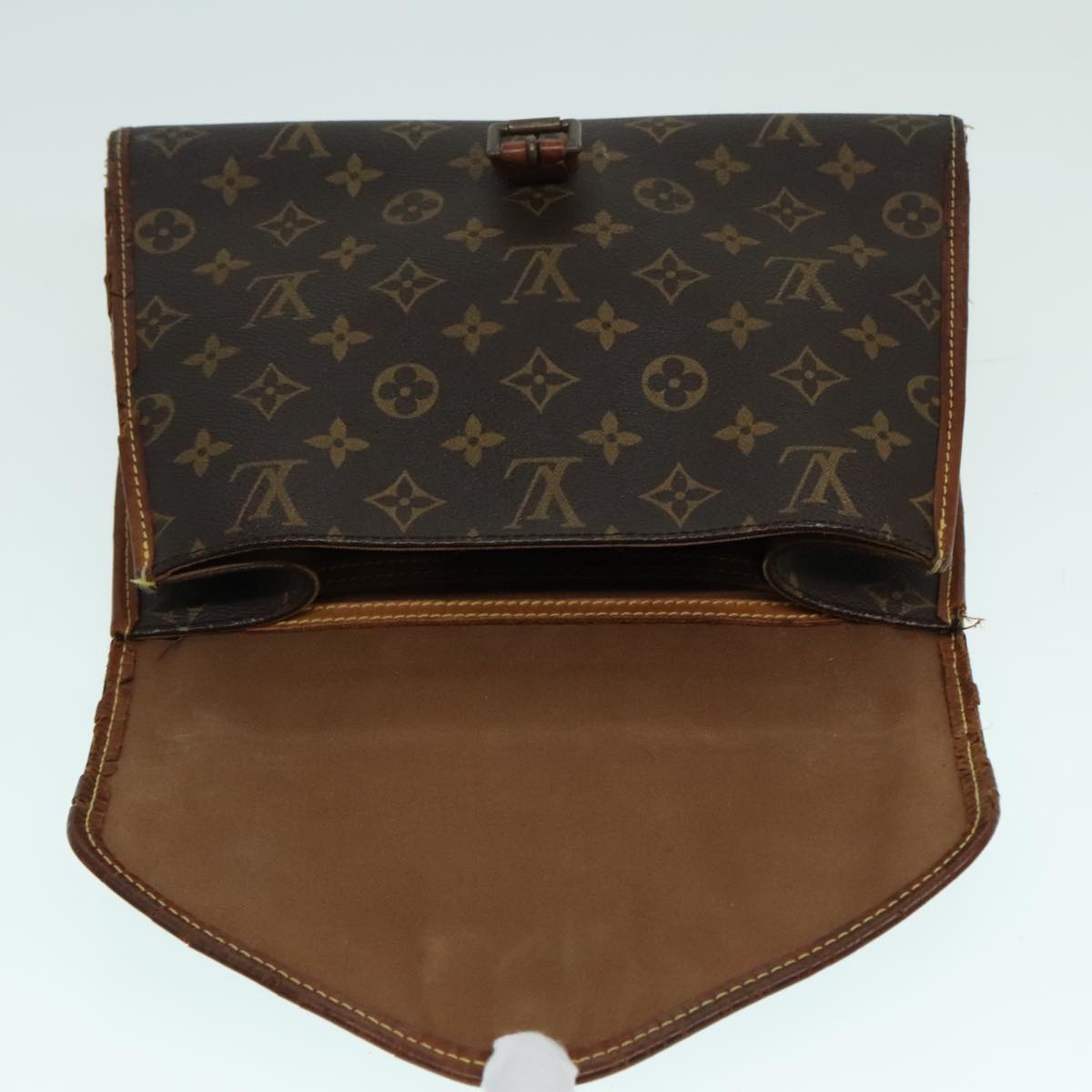 LOUIS VUITTON Monogram Bel Air Hand Bag 2way M51122 LV Auth 93182