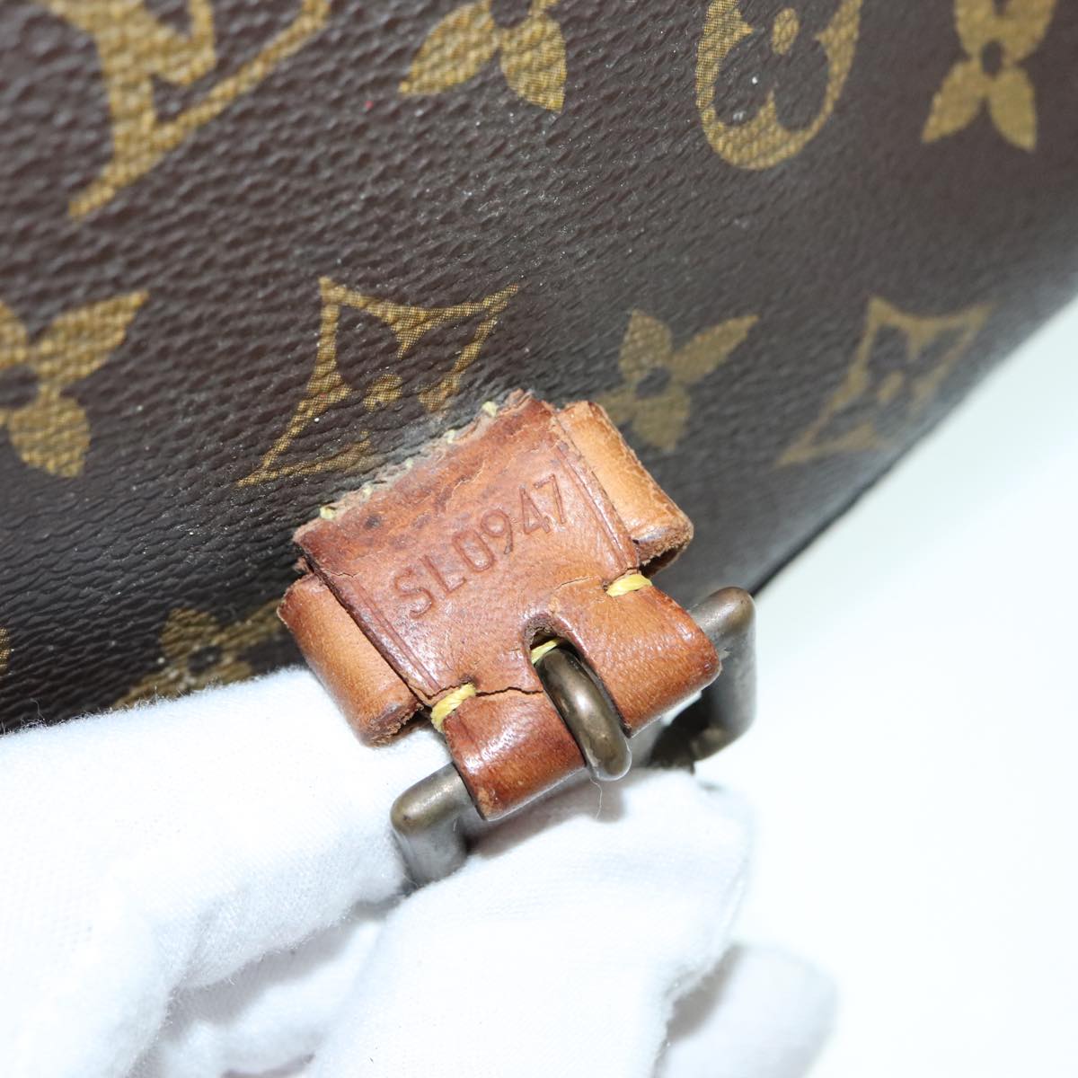 LOUIS VUITTON Monogram Bel Air Hand Bag 2way M51122 LV Auth 93182